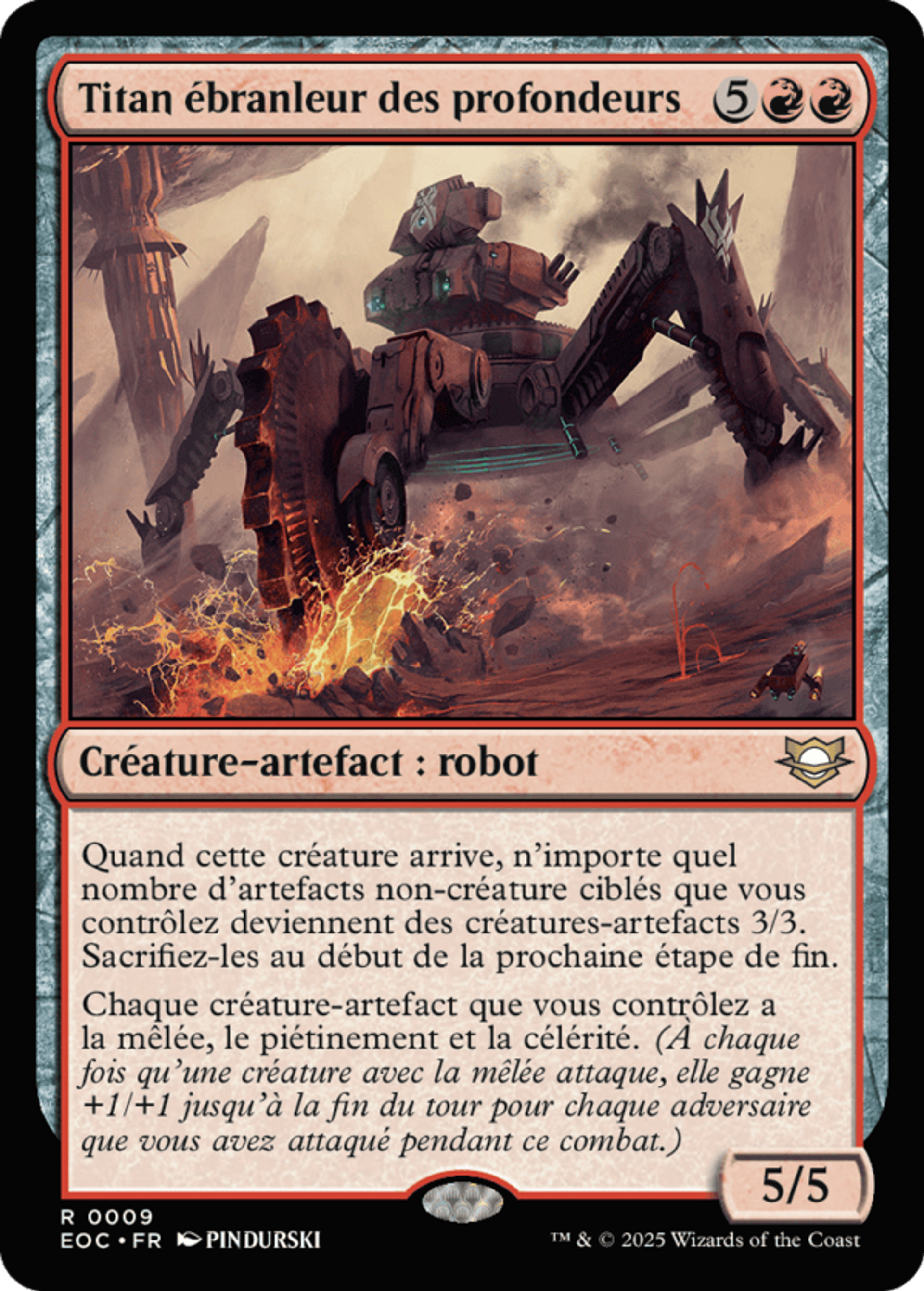 Titan ébranleur des profondeurs — Edge of Eternities Commander — Magic: The Gathering