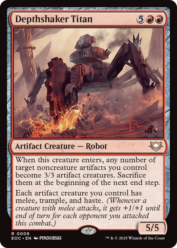 Depthshaker Titan — Edge of Eternities Commander — Magic: The Gathering