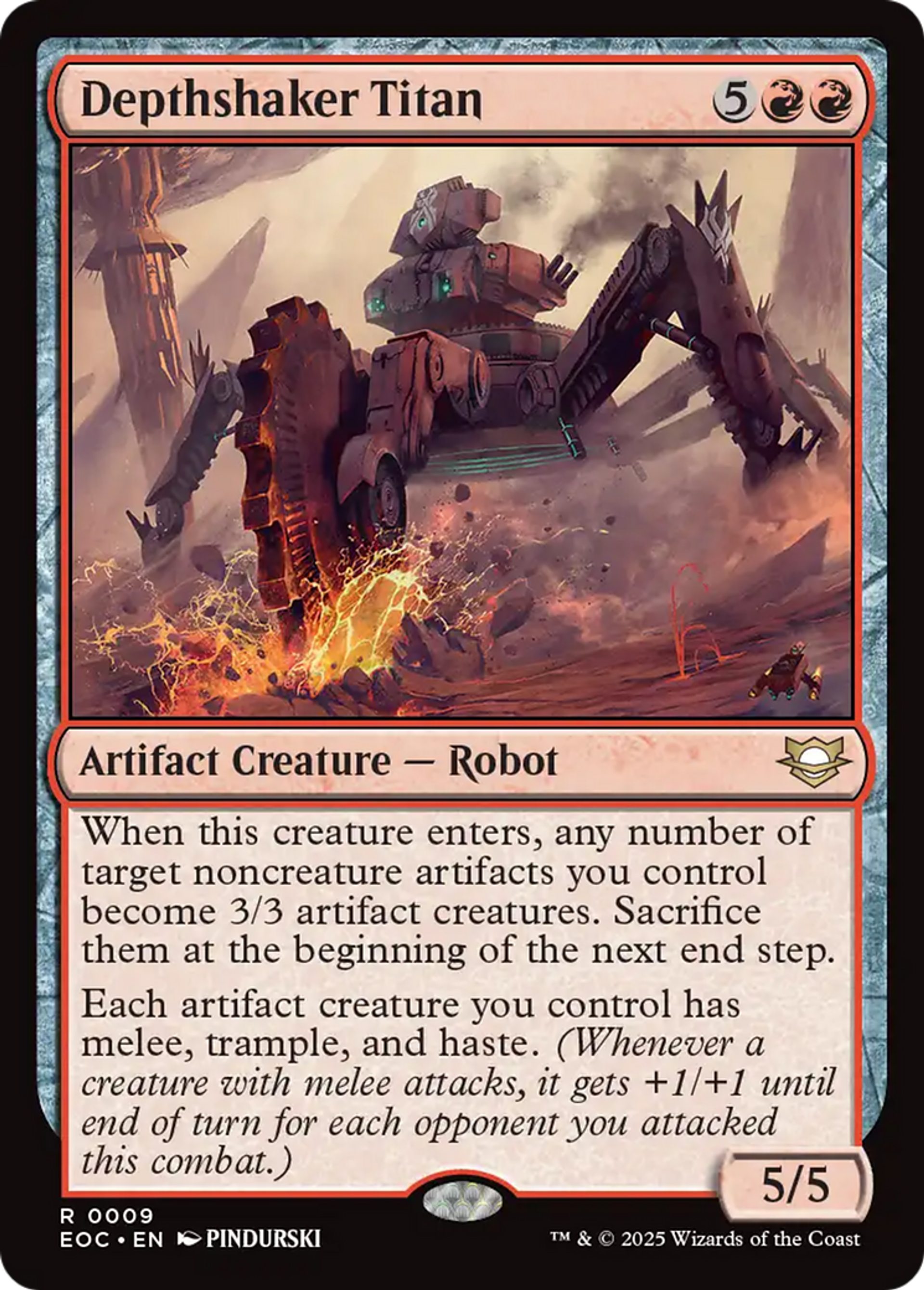 Depthshaker Titan — Edge of Eternities Commander — Magic: The Gathering
