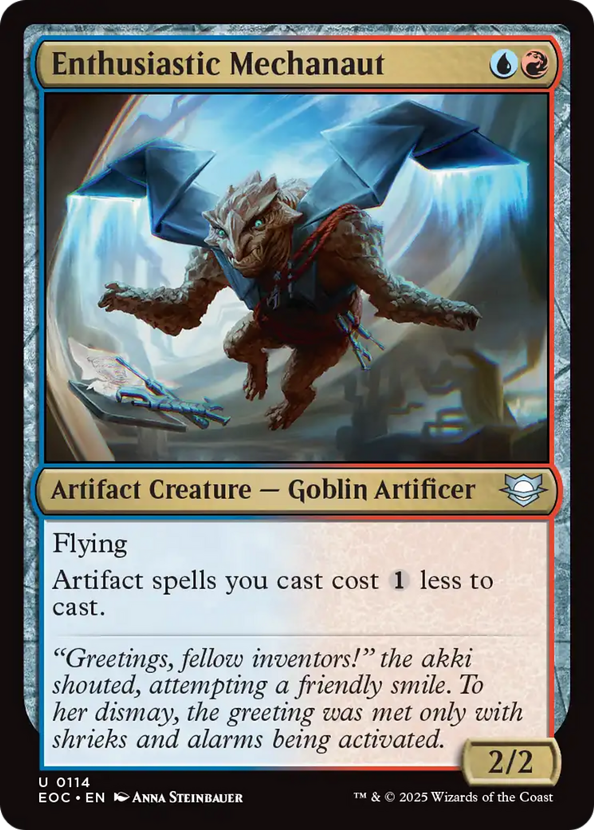 Mechanaute enthousiaste — Edge of Eternities Commander — Magic: The Gathering