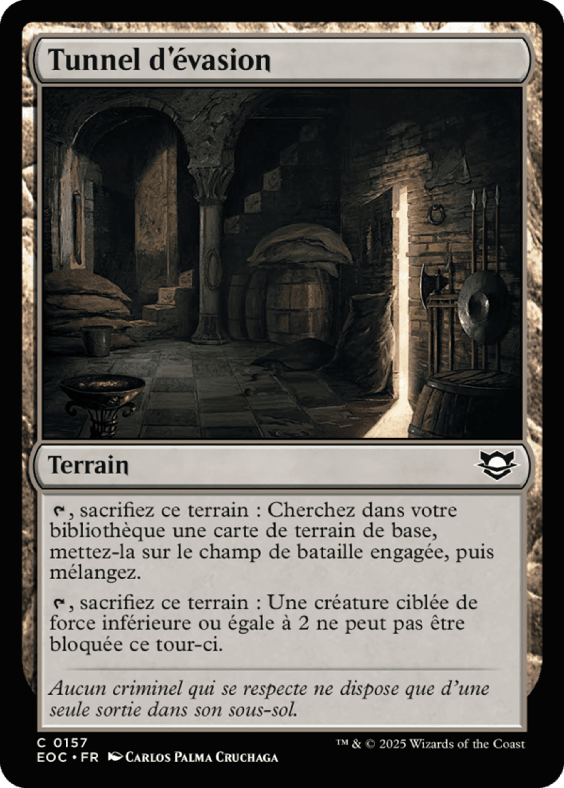 Tunnel d'évasion — Edge of Eternities Commander — Magic: The Gathering