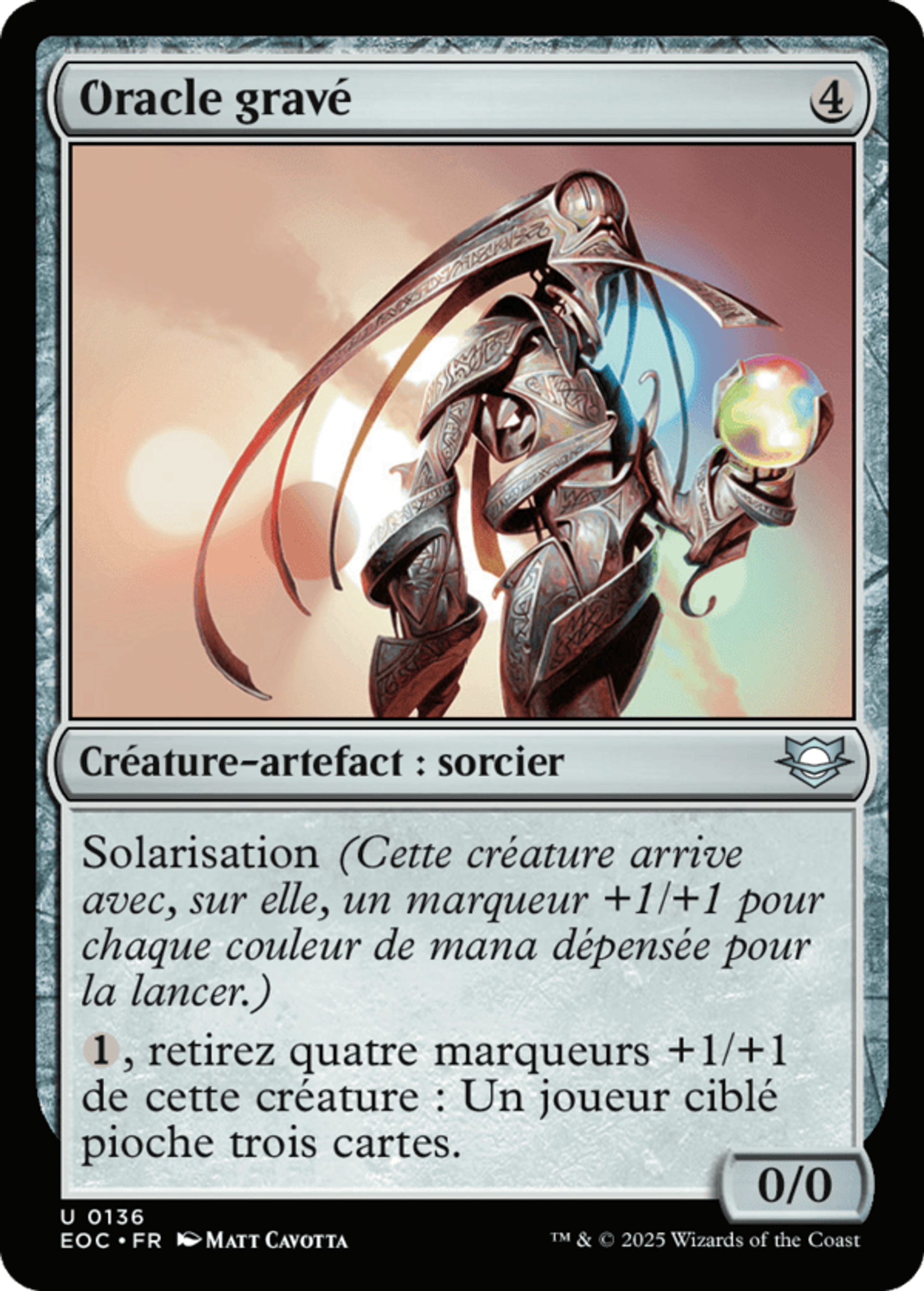 Oracle gravé — Edge of Eternities Commander — Magic: The Gathering