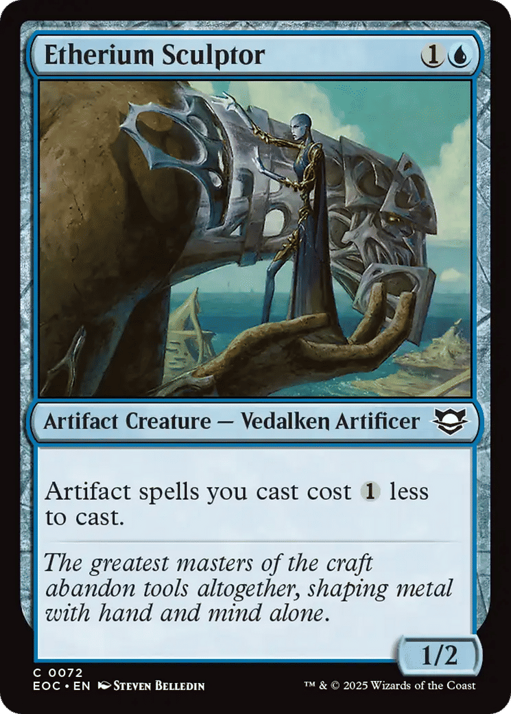 Etherium Sculptor — Edge of Eternities Commander — Magic: The Gathering