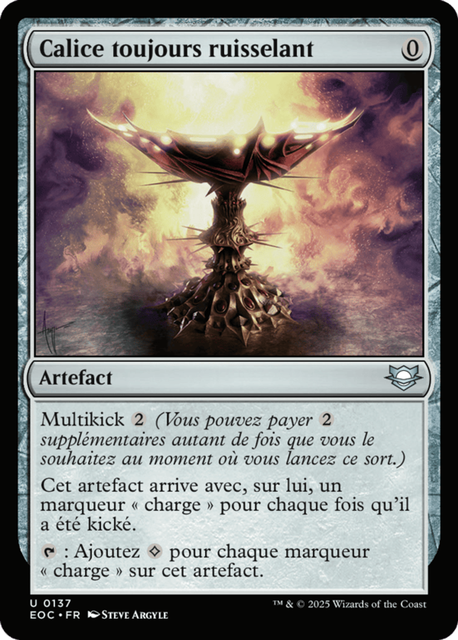 Calice toujours ruisselant — Edge of Eternities Commander — Magic: The Gathering