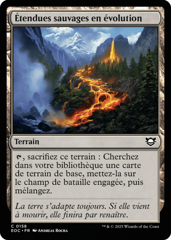Étendues sauvages en évolution — Edge of Eternities Commander — Magic: The Gathering