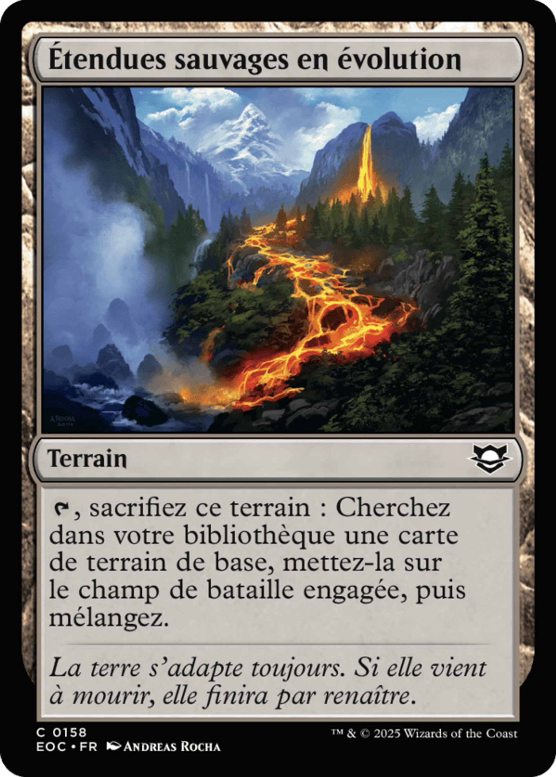 Étendues sauvages en évolution — Edge of Eternities Commander — Magic: The Gathering