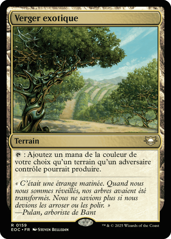 Verger exotique — Edge of Eternities Commander — Magic: The Gathering