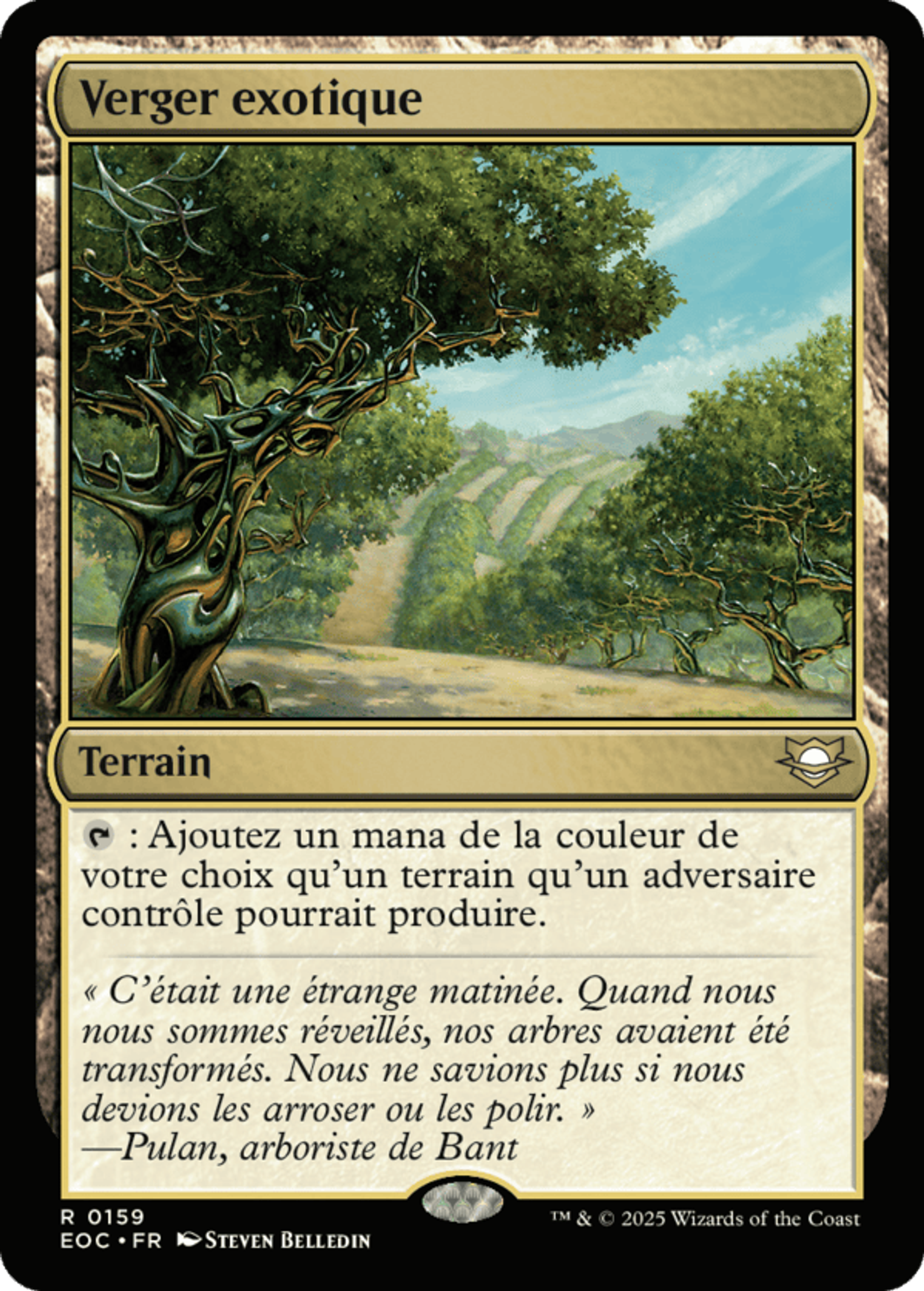 Verger exotique — Edge of Eternities Commander — Magic: The Gathering