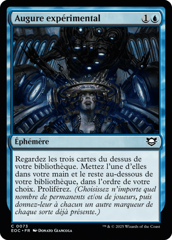 Augure expérimental — Edge of Eternities Commander — Magic: The Gathering