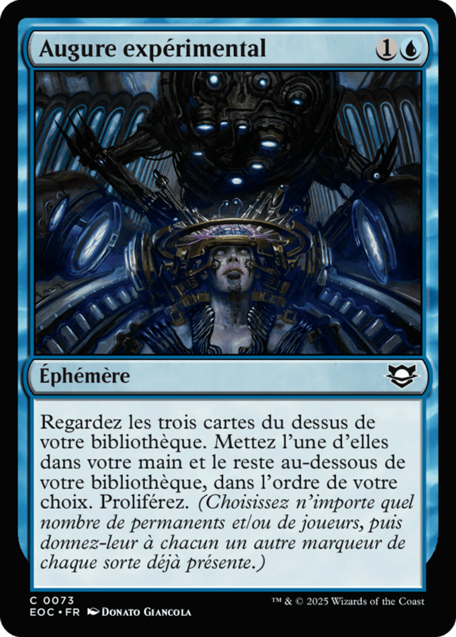 Augure expérimental — Edge of Eternities Commander — Magic: The Gathering