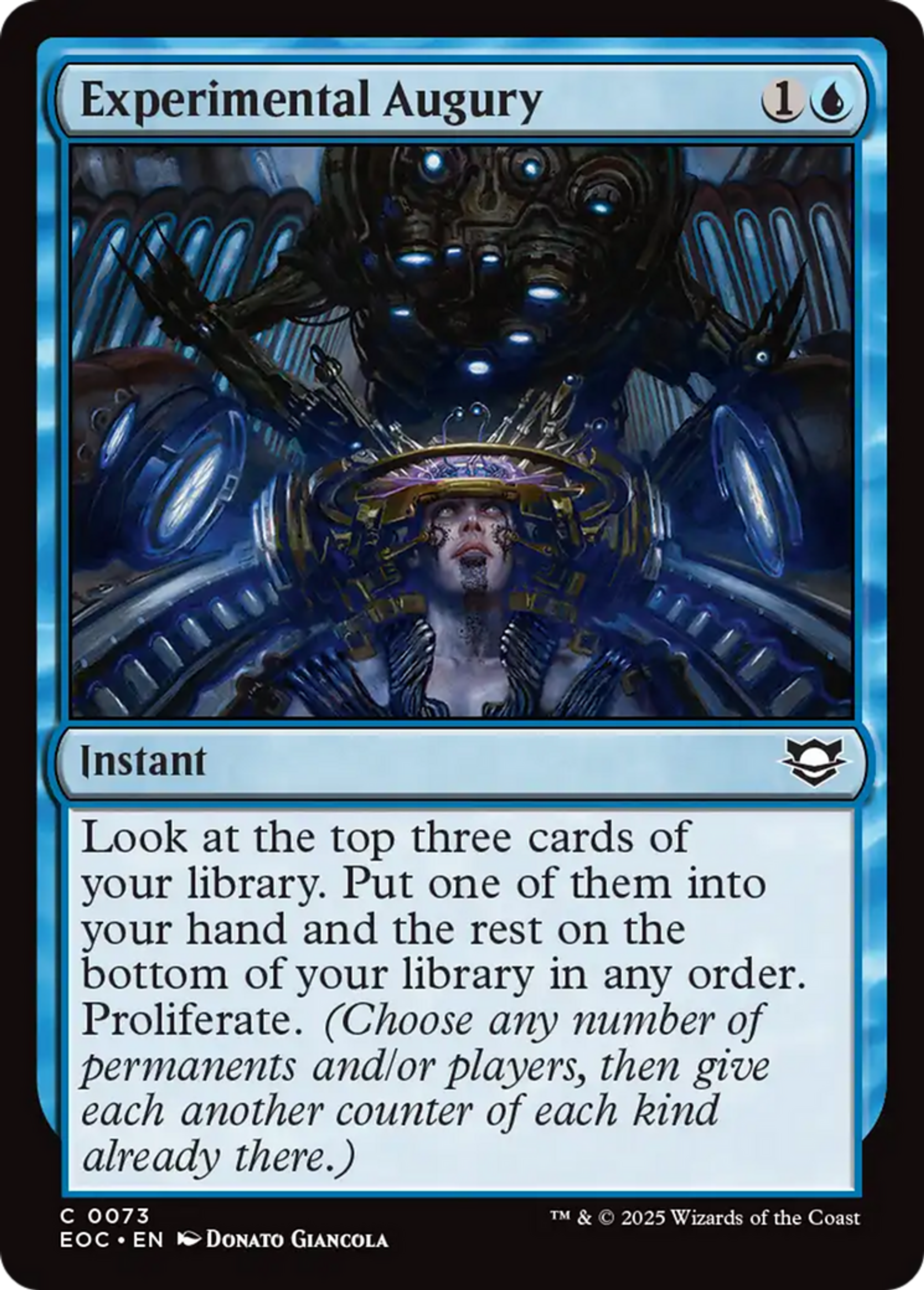Experimental Augury — Edge of Eternities Commander — Magic: The Gathering