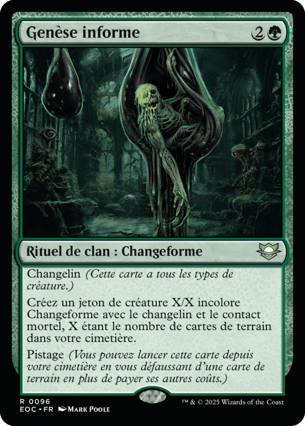 Genèse informe — Edge of Eternities Commander — Magic: The Gathering