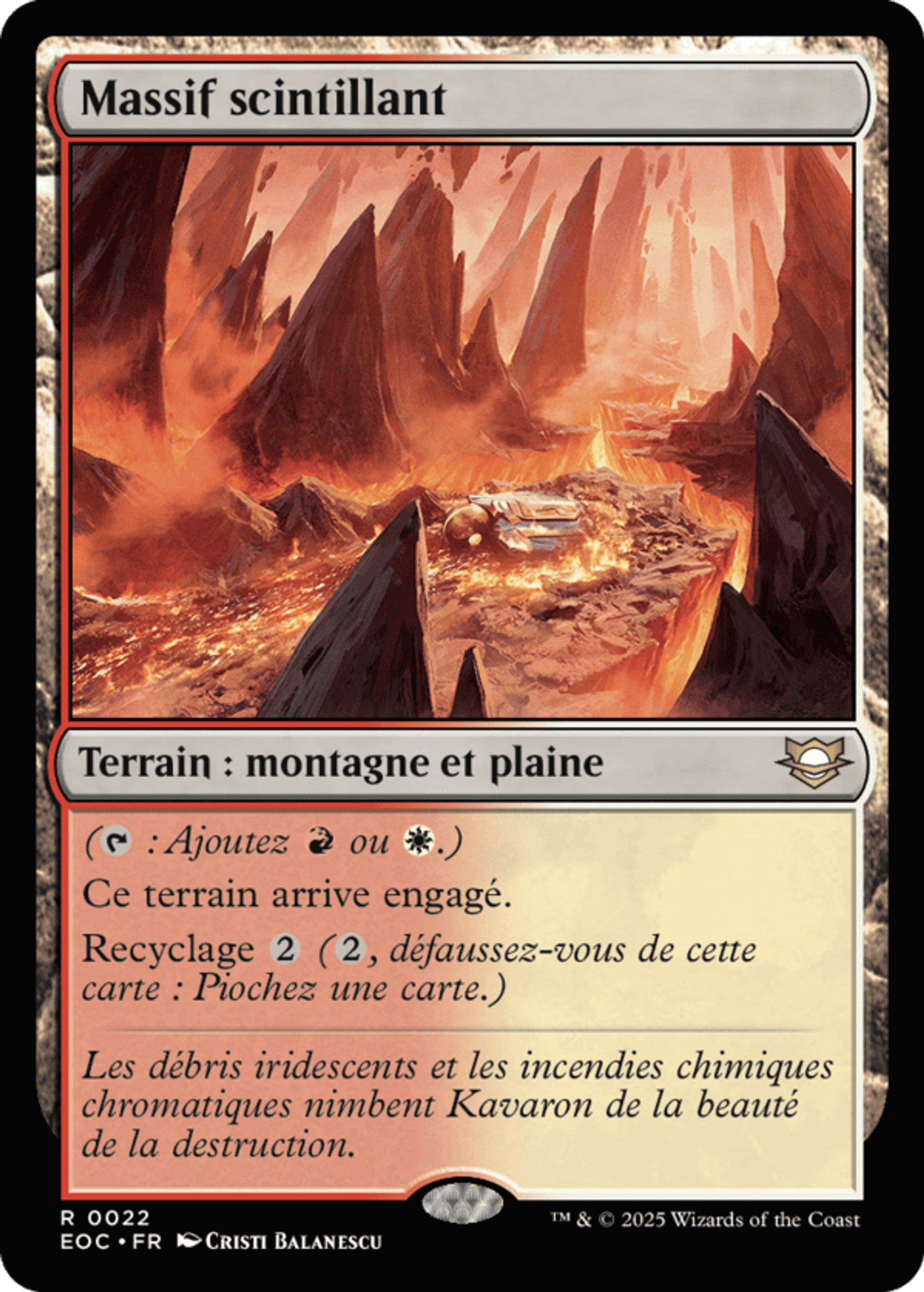 Massif scintillant — Edge of Eternities Commander — Magic: The Gathering