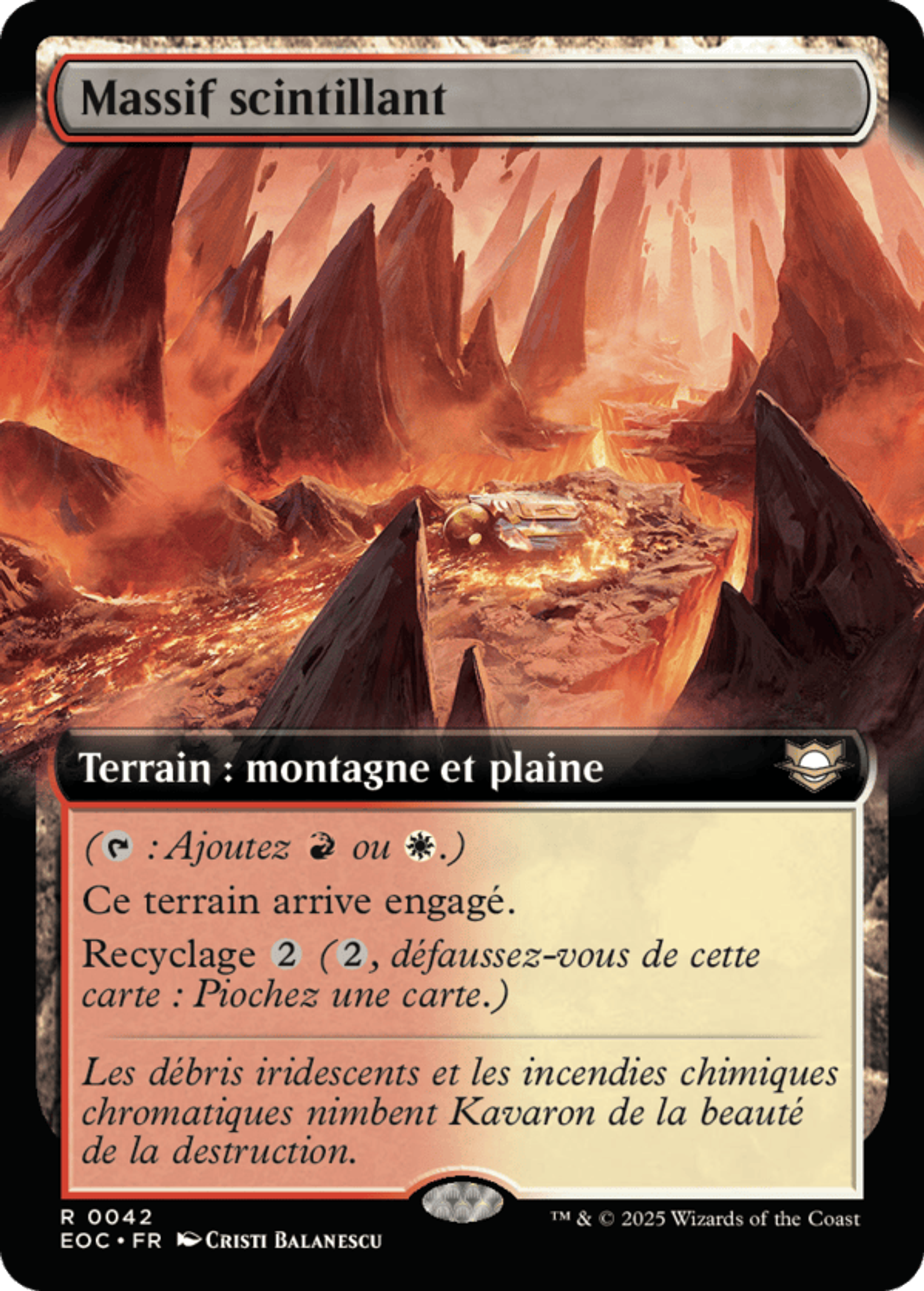 Massif scintillant — Edge of Eternities Commander — Magic: The Gathering