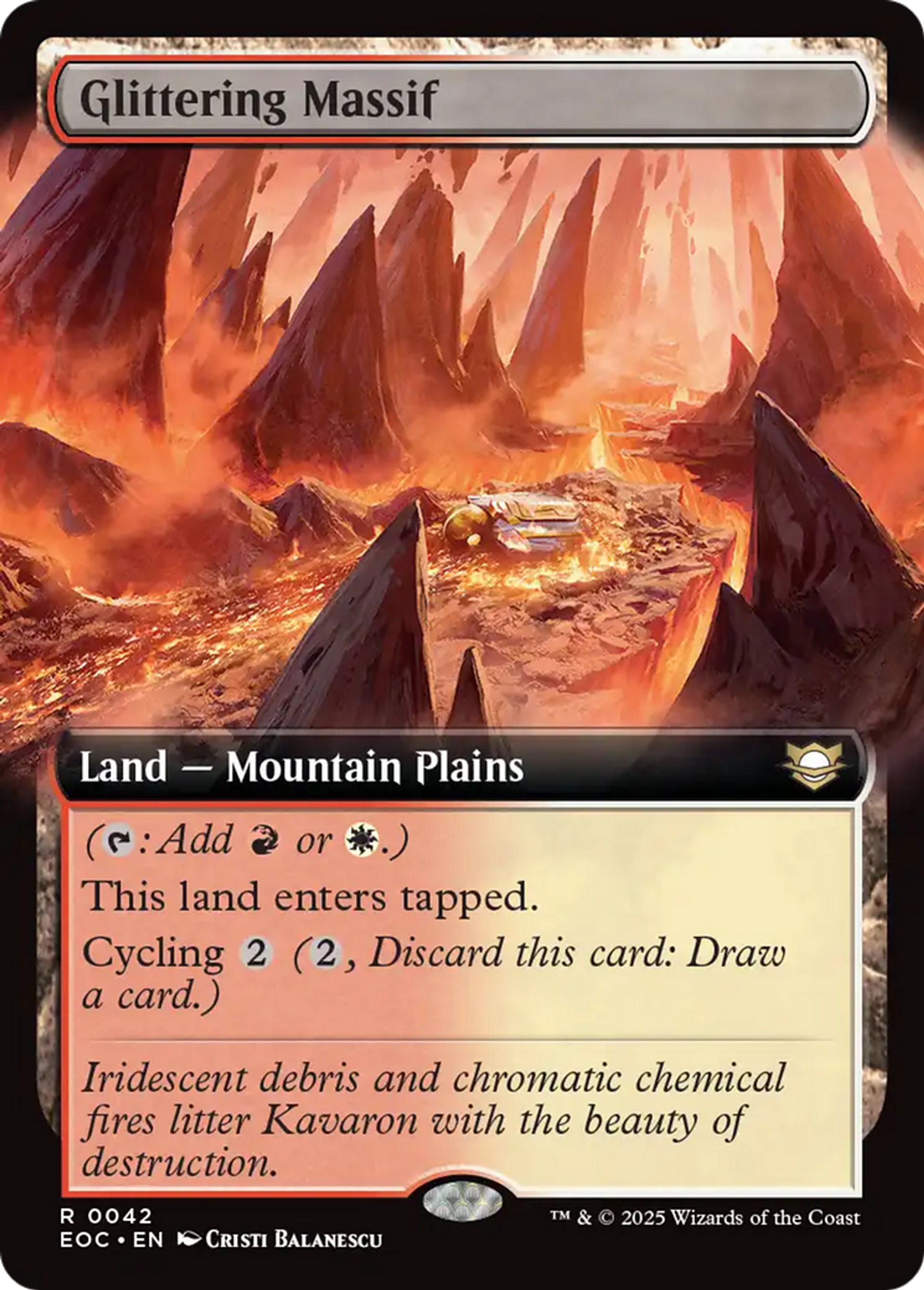 Glittering Massif — Edge of Eternities Commander — Magic: The Gathering