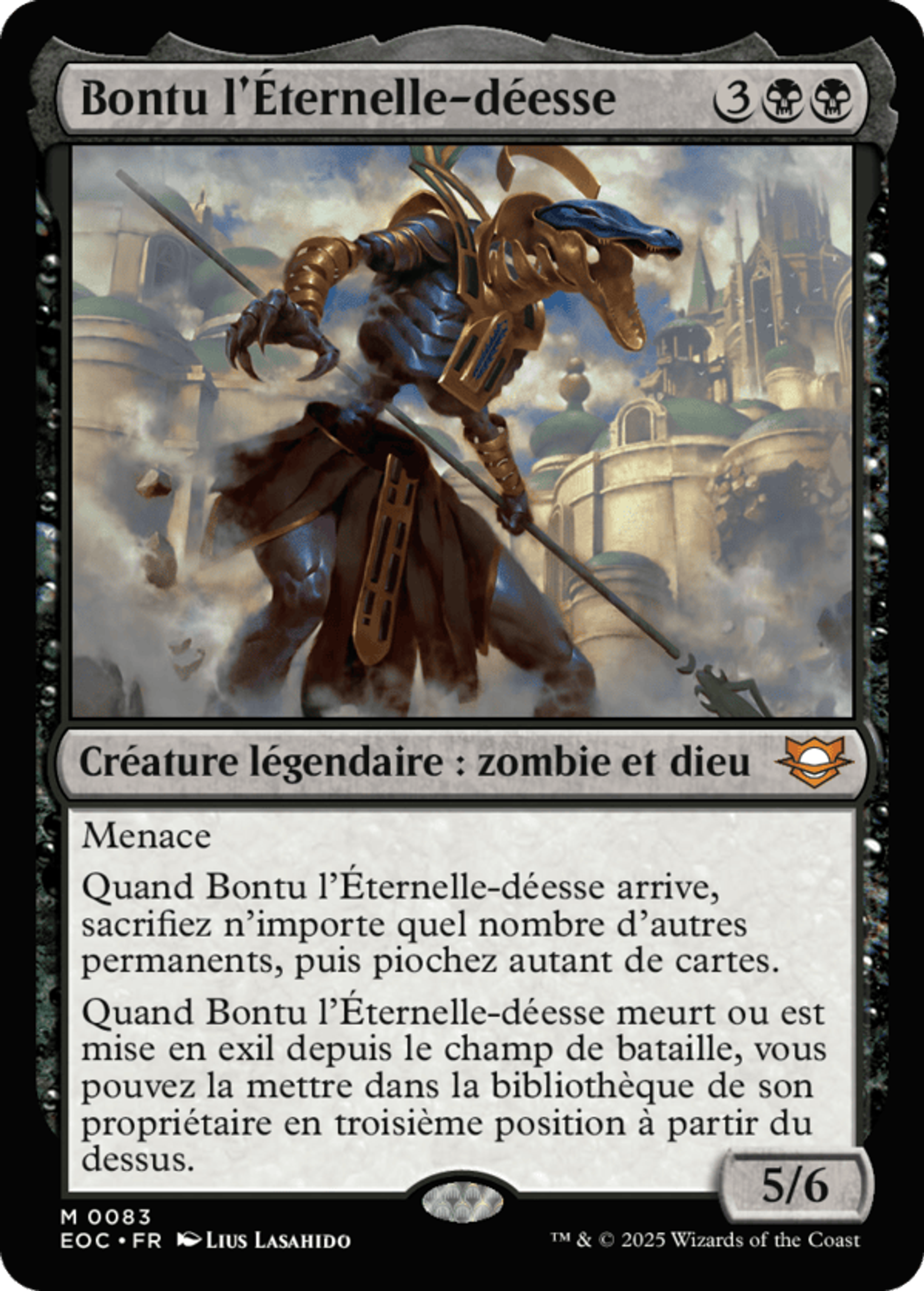 Bontu l'Éternelle-déesse — Edge of Eternities Commander — Magic: The Gathering