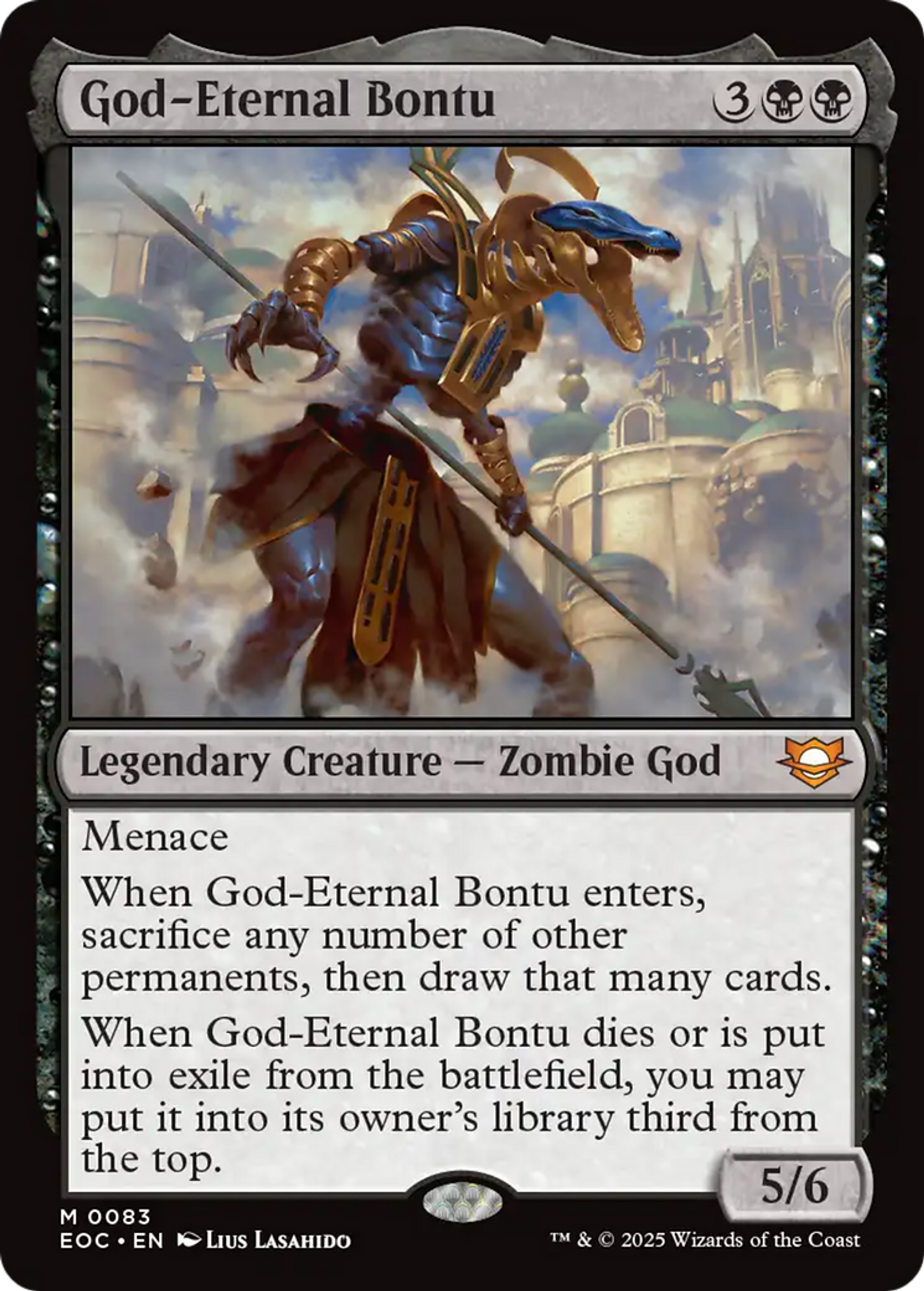 God-Eternal Bontu — Edge of Eternities Commander — Magic: The Gathering