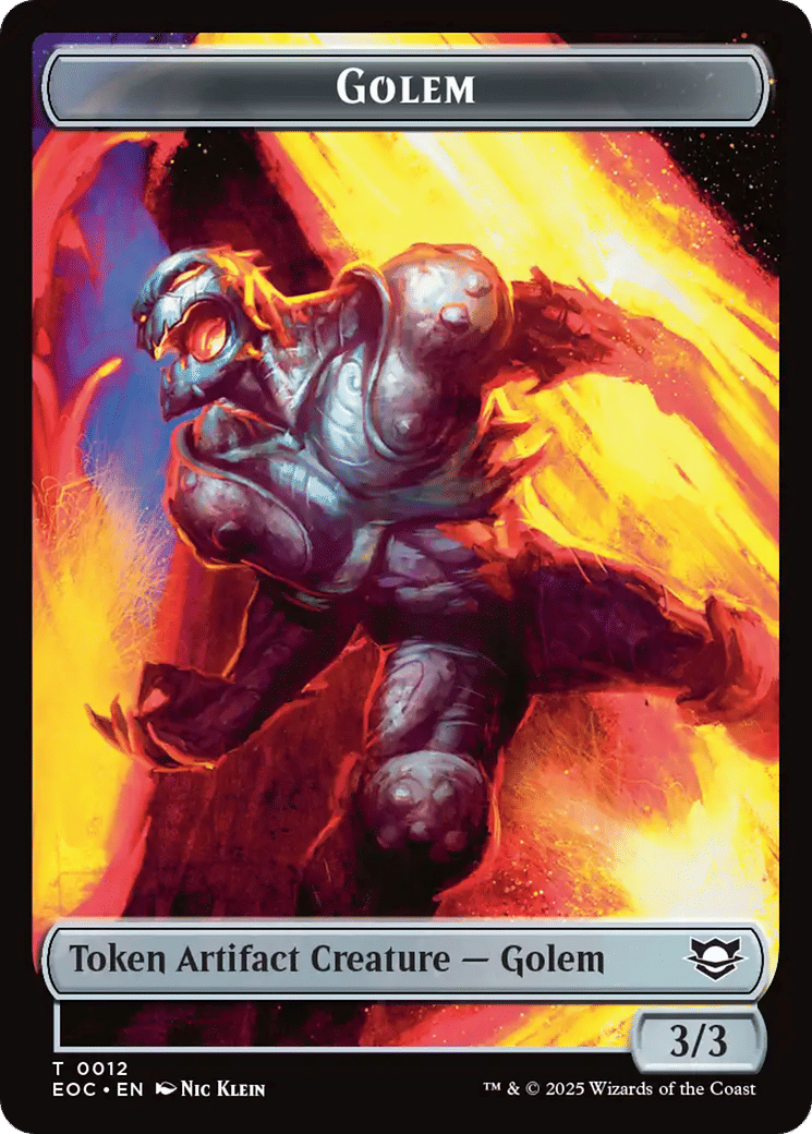 Golem — Edge of Eternities Commander — Magic: The Gathering