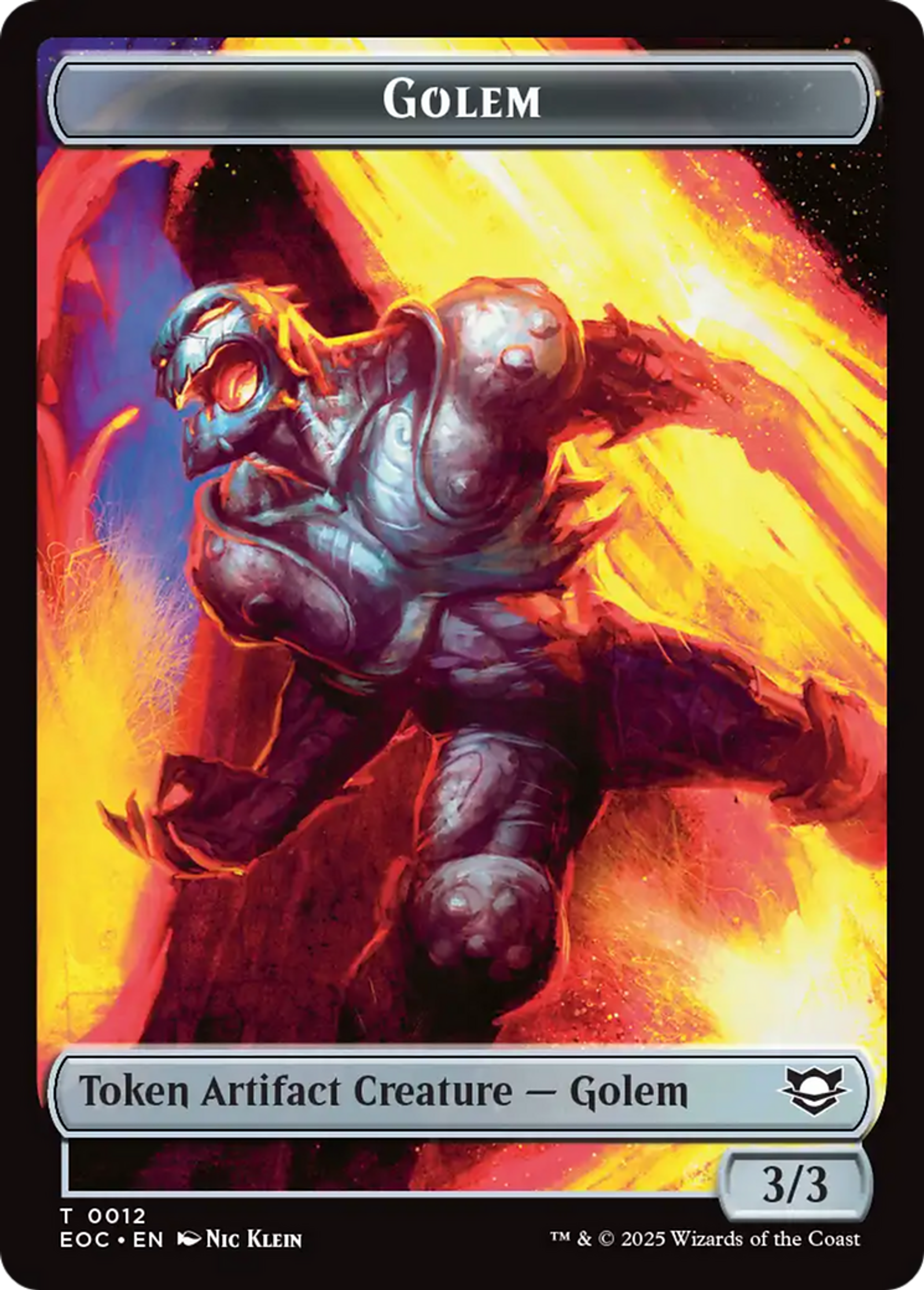 Golem — Edge of Eternities Commander — Magic: The Gathering