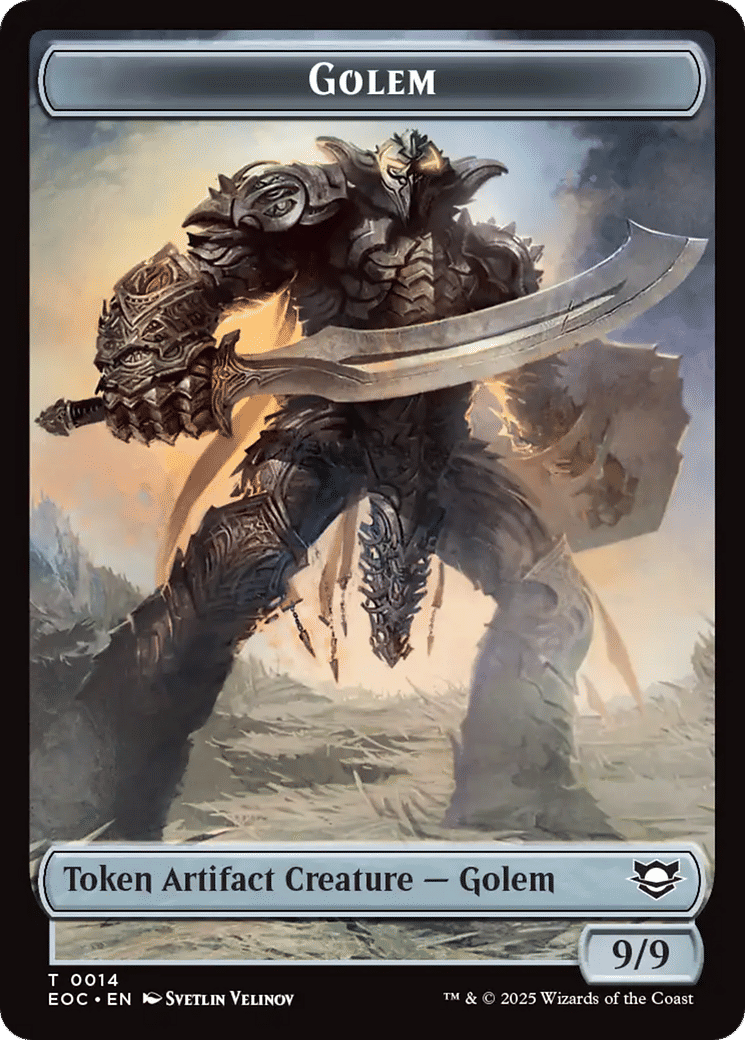 Golem — Edge of Eternities Commander — Magic: The Gathering