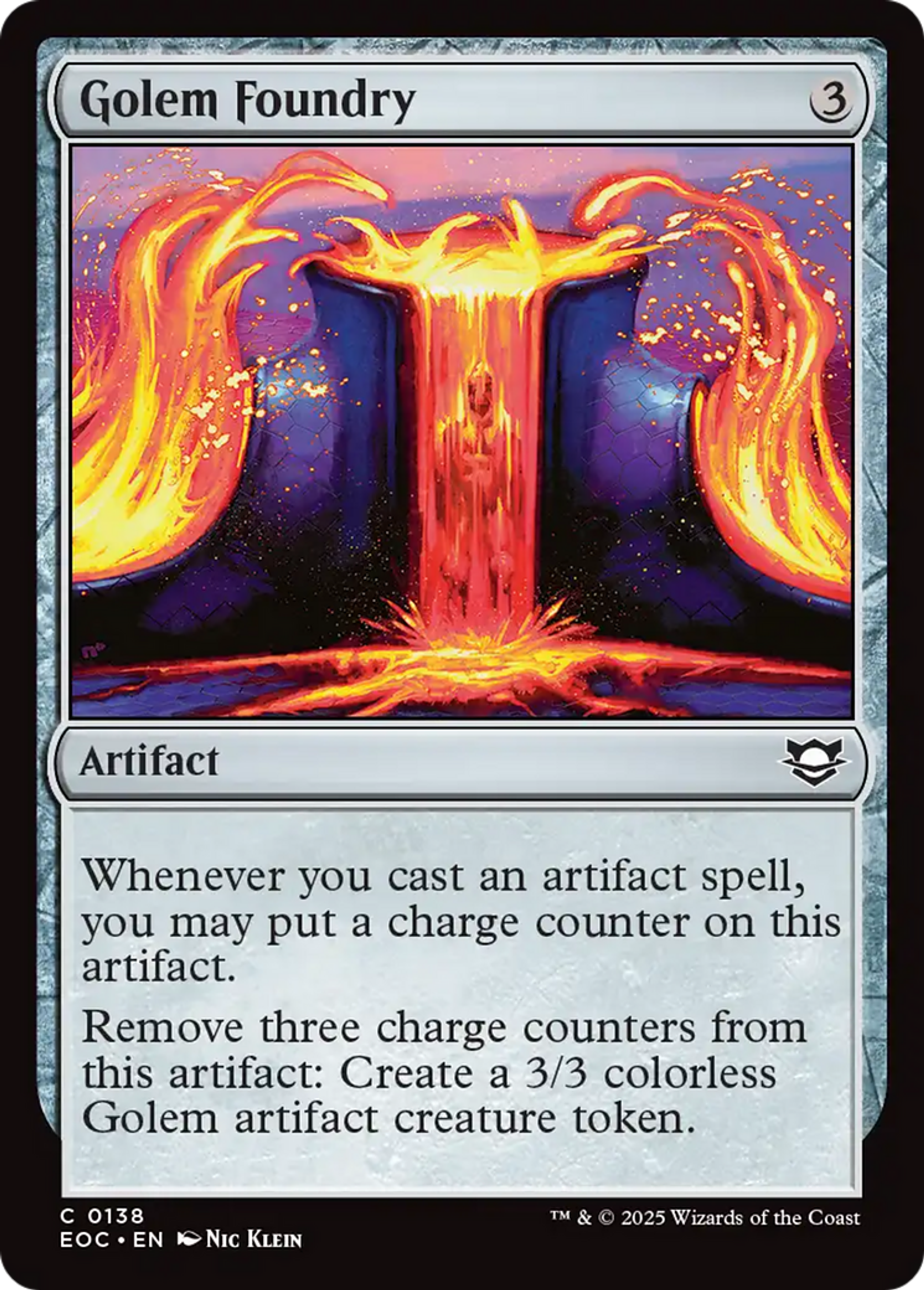 Golem Foundry — Edge of Eternities Commander — Magic: The Gathering