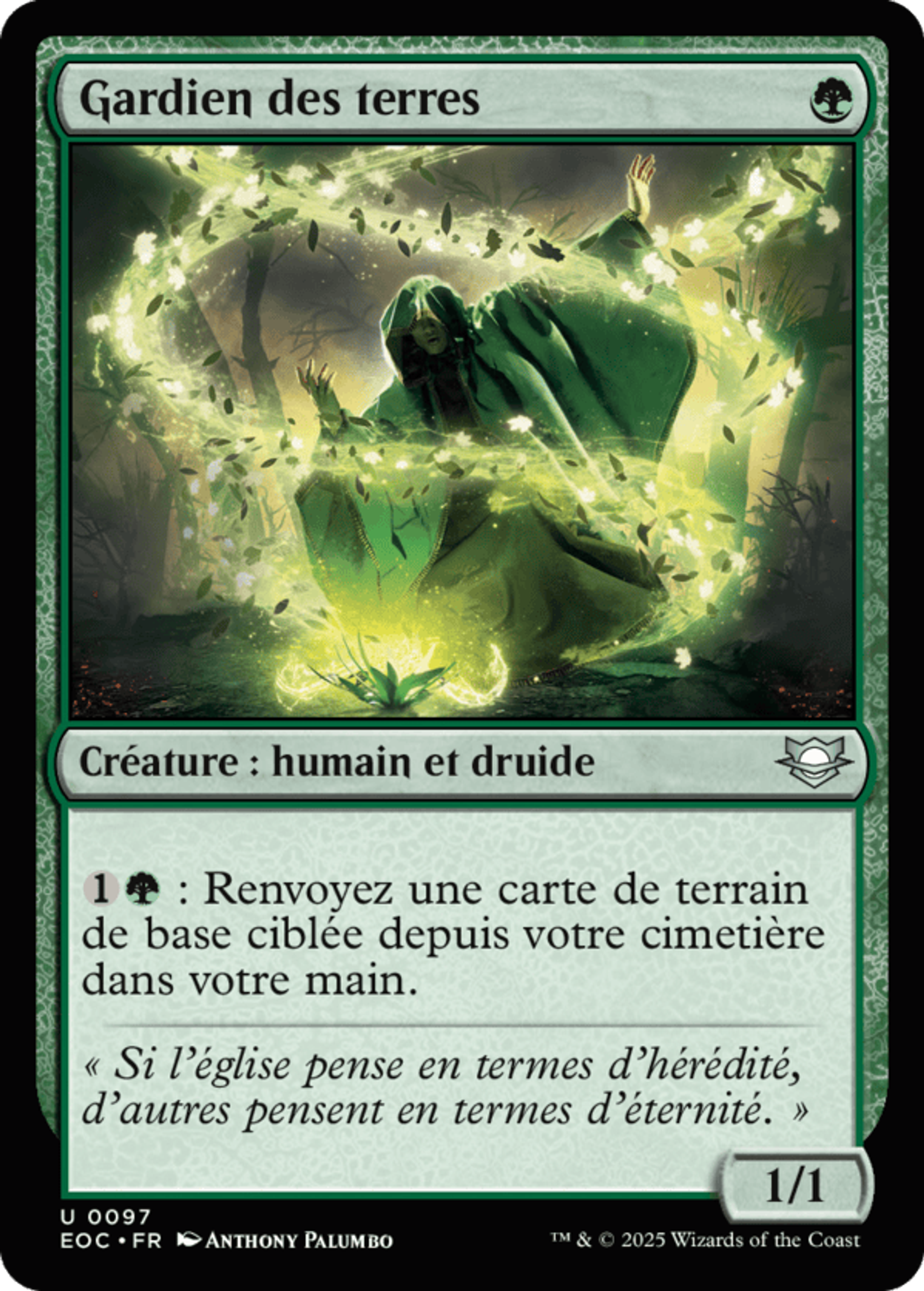 Gardien des terres — Edge of Eternities Commander — Magic: The Gathering