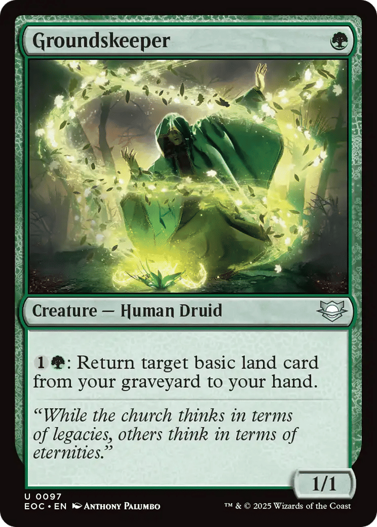 Groundskeeper — Edge of Eternities Commander — Magic: The Gathering