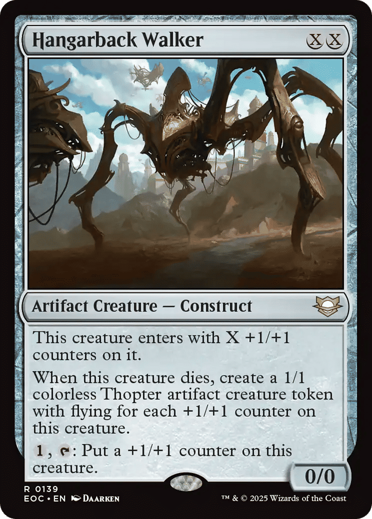 Hangarback Walker — Edge of Eternities Commander — Magic: The Gathering