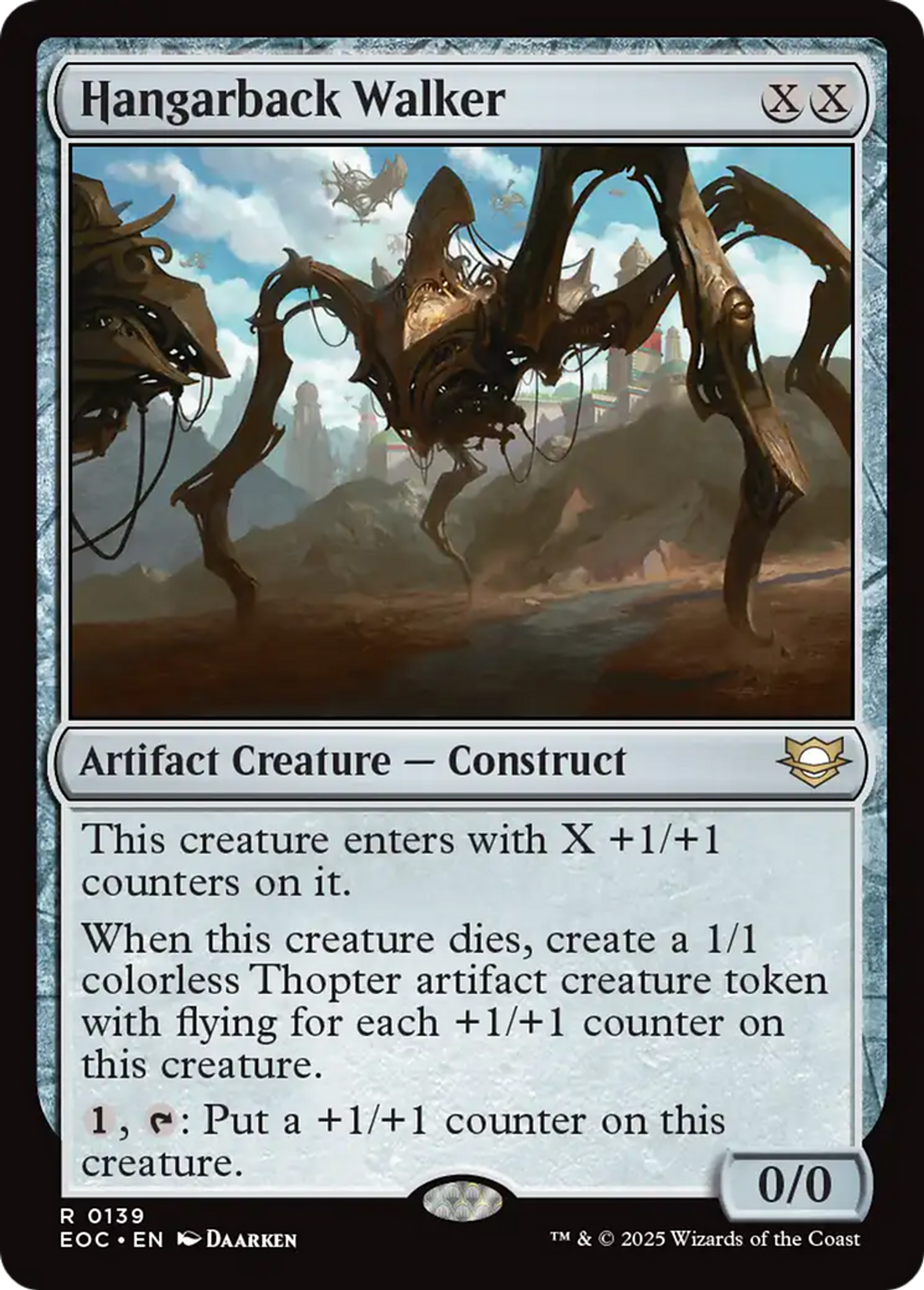 Hangarback Walker — Edge of Eternities Commander — Magic: The Gathering