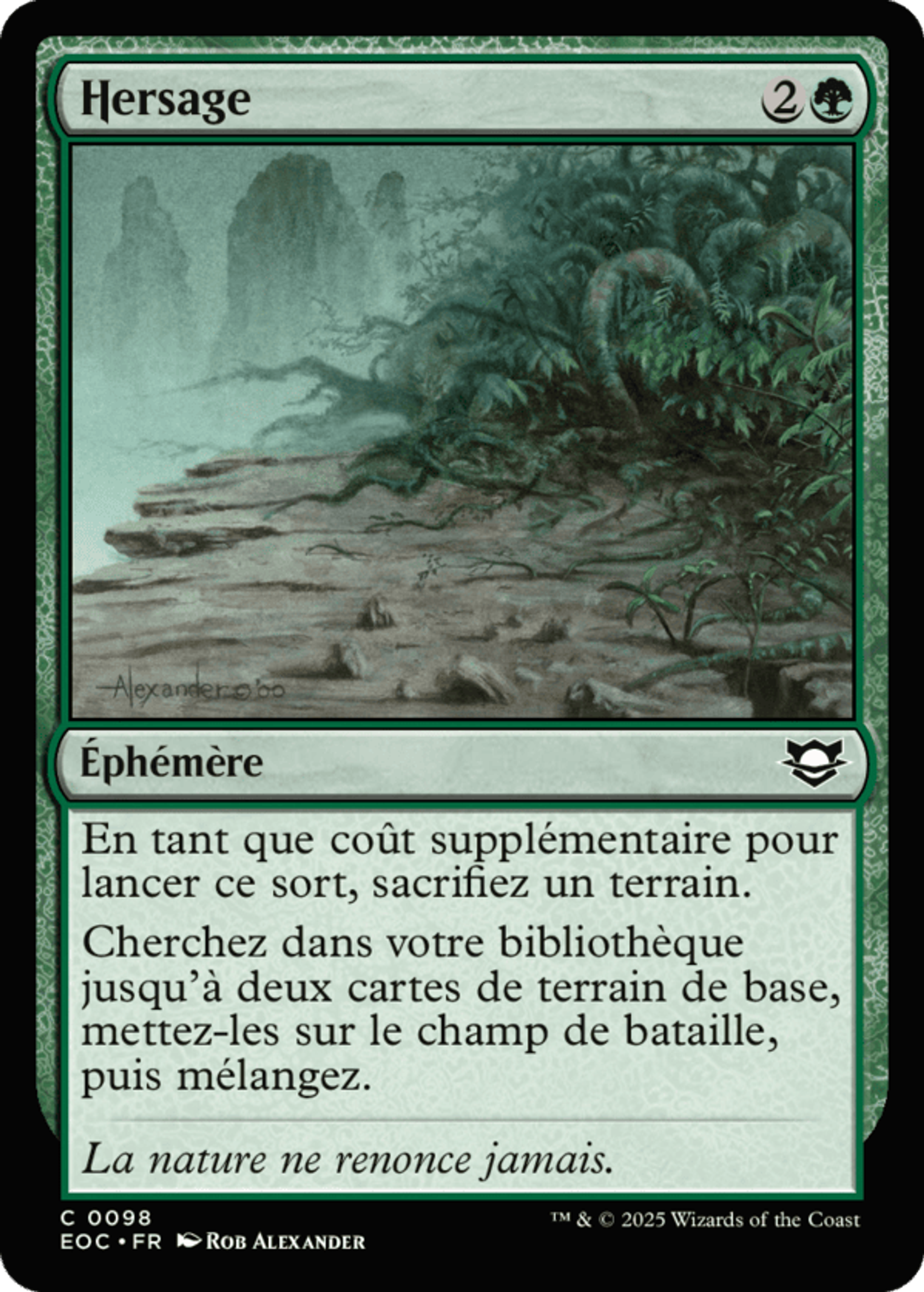 Hersage — Edge of Eternities Commander — Magic: The Gathering