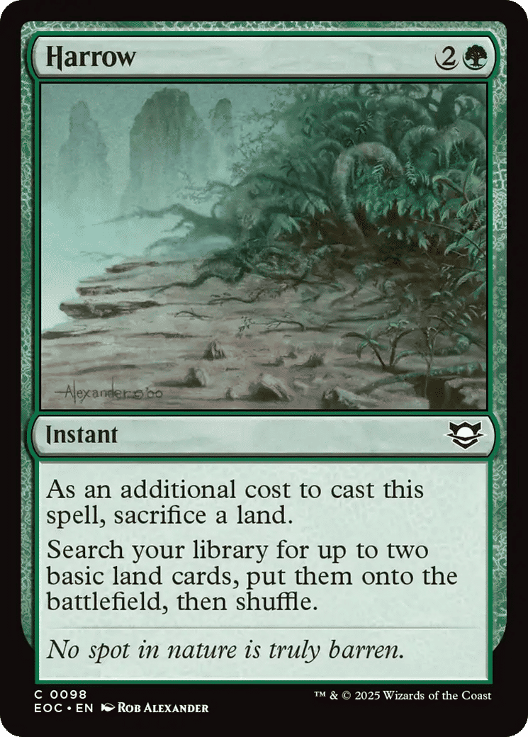 Harrow — Edge of Eternities Commander — Magic: The Gathering