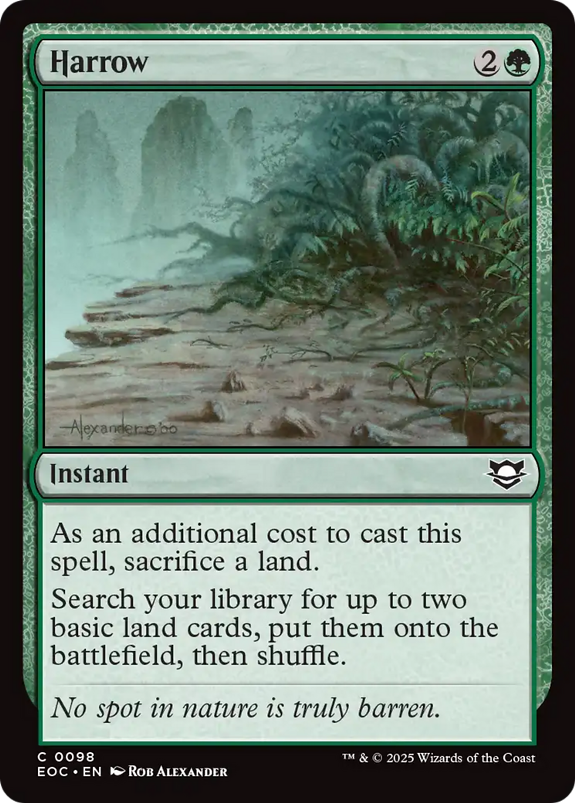 Harrow — Edge of Eternities Commander — Magic: The Gathering