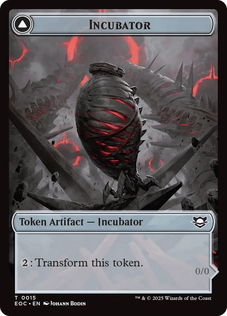 Incubator // Phyrexian — Edge of Eternities Commander — Magic: The Gathering