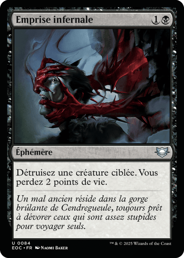 Emprise infernale — Edge of Eternities Commander — Magic: The Gathering