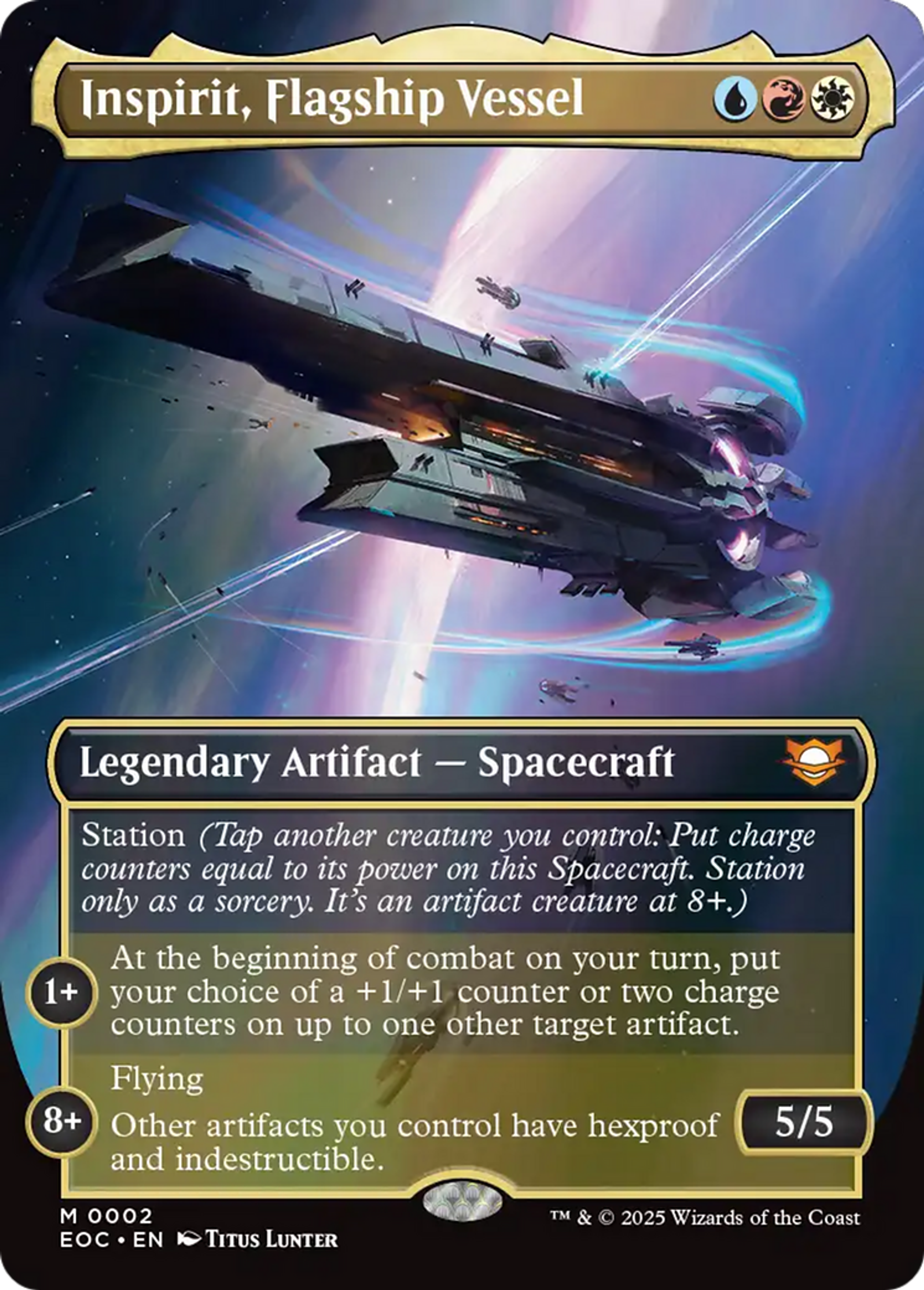 Inspirit, Flagship Vessel — Edge of Eternities Commander — Magic: The Gathering
