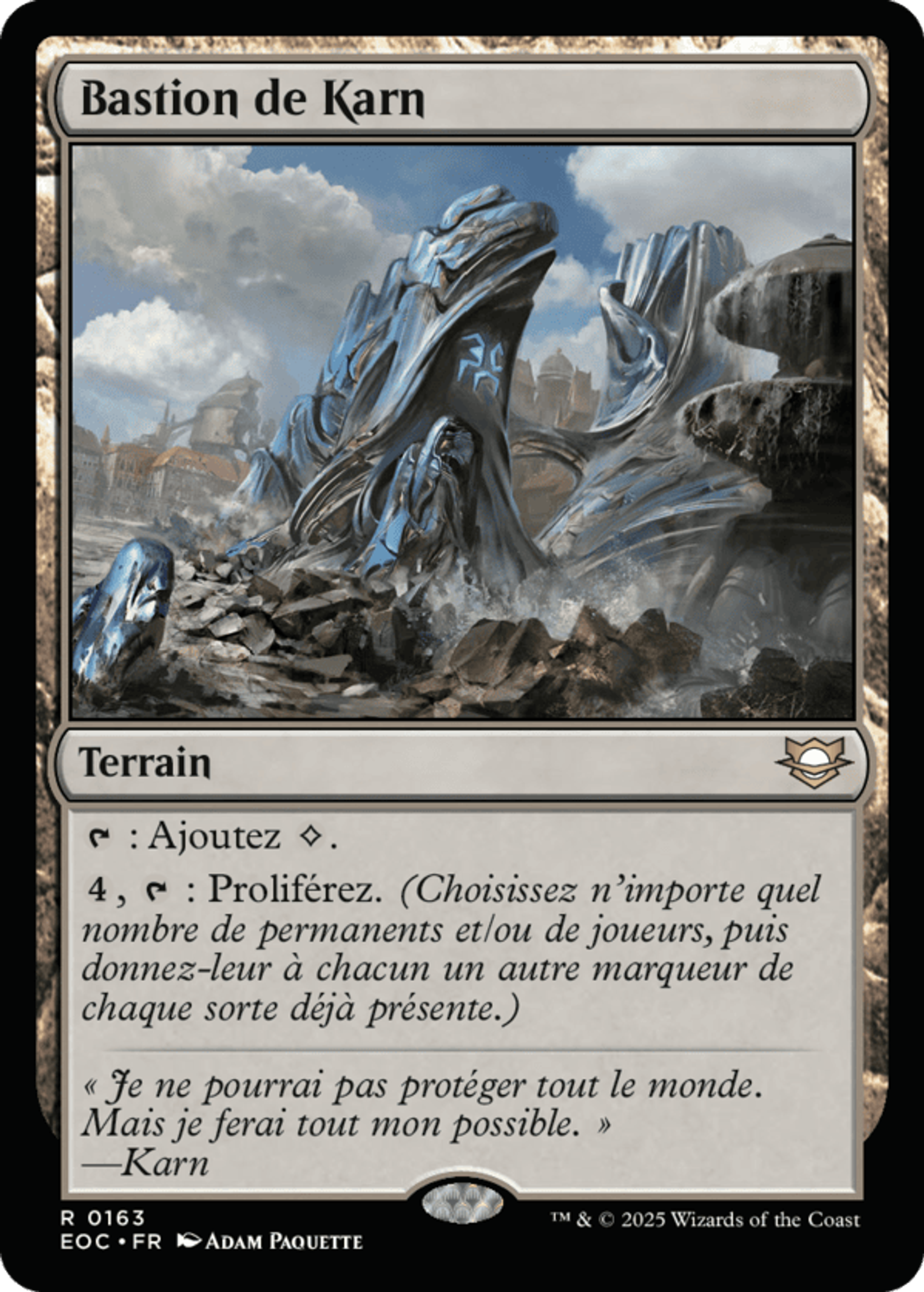 Bastion de Karn — Edge of Eternities Commander — Magic: The Gathering
