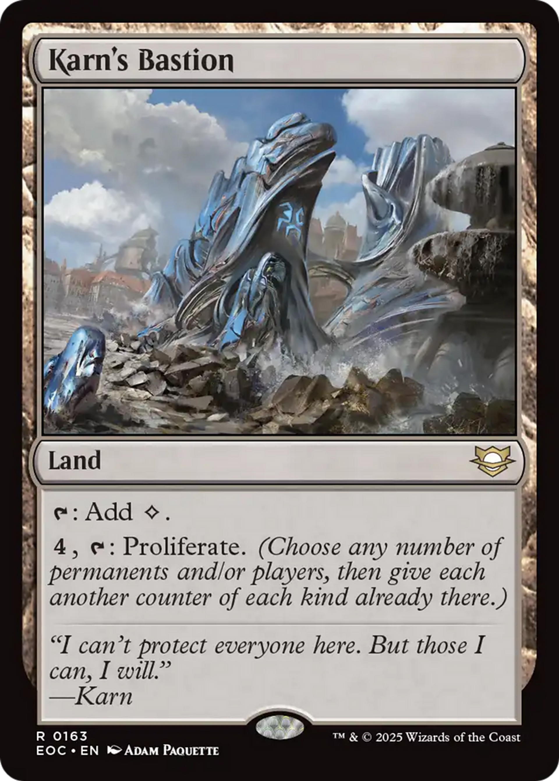 Karn's Bastion — Edge of Eternities Commander — Magic: The Gathering