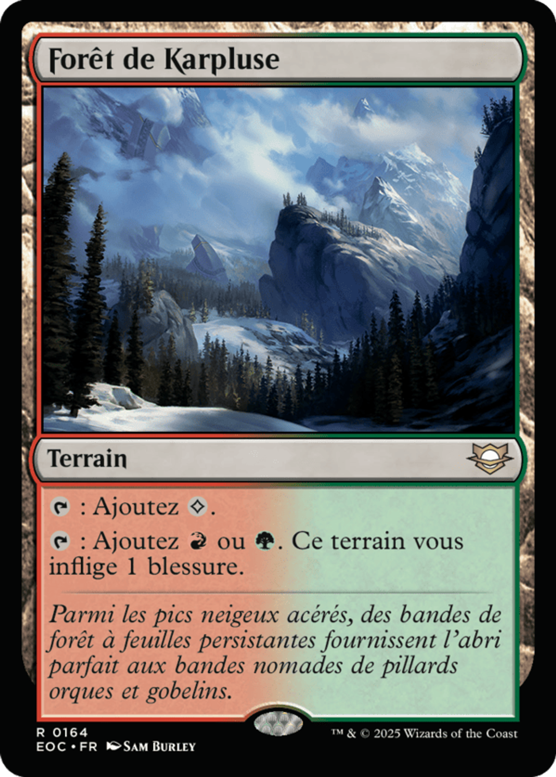 Forêt de Karpluse — Edge of Eternities Commander — Magic: The Gathering