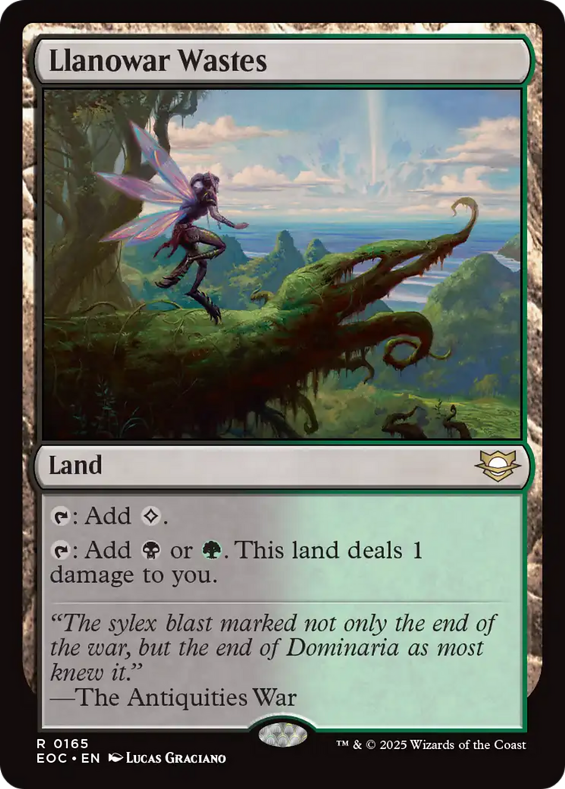 Llanowar Wastes — Edge of Eternities Commander — Magic: The Gathering