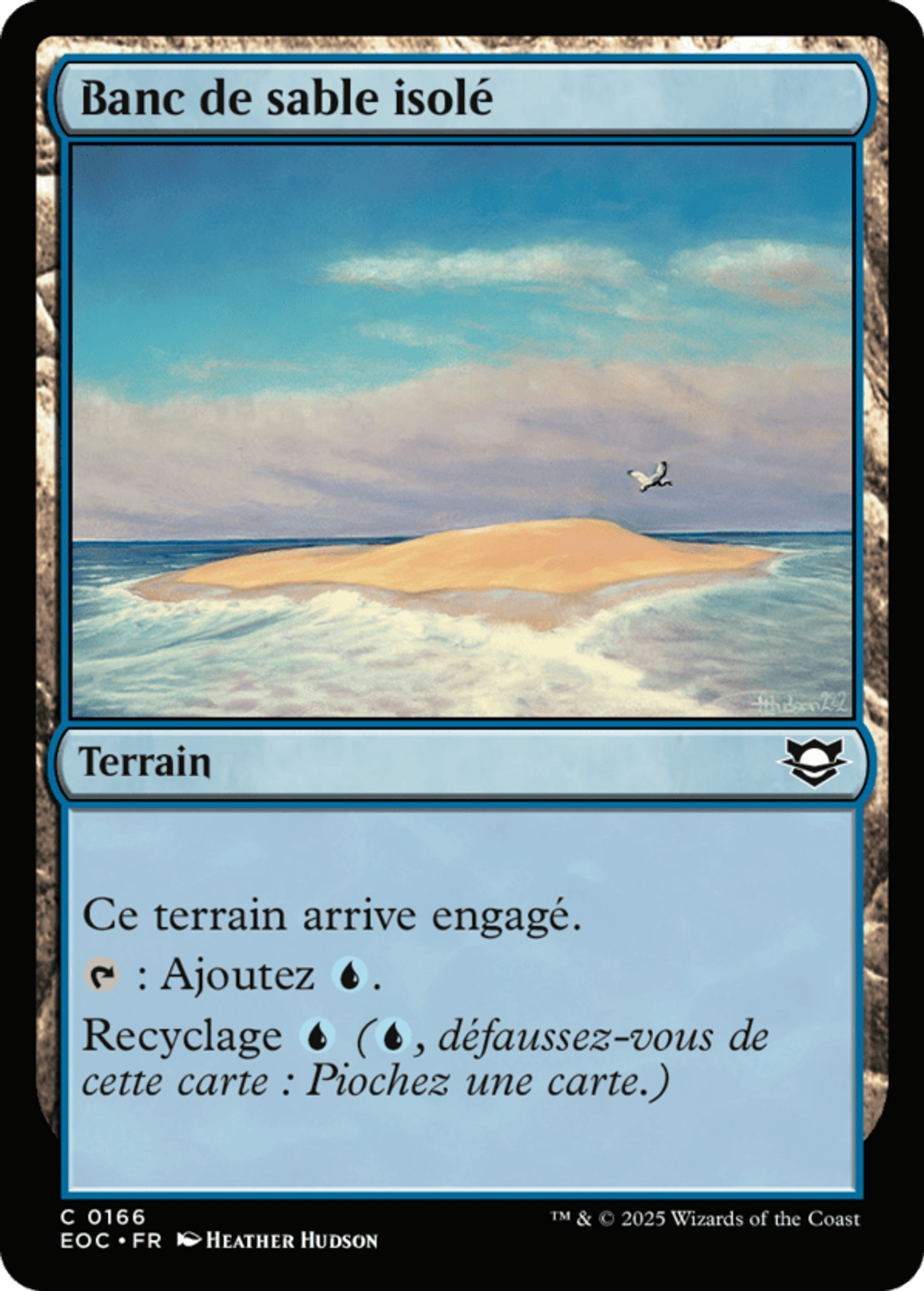 Banc de sable isolé — Edge of Eternities Commander — Magic: The Gathering
