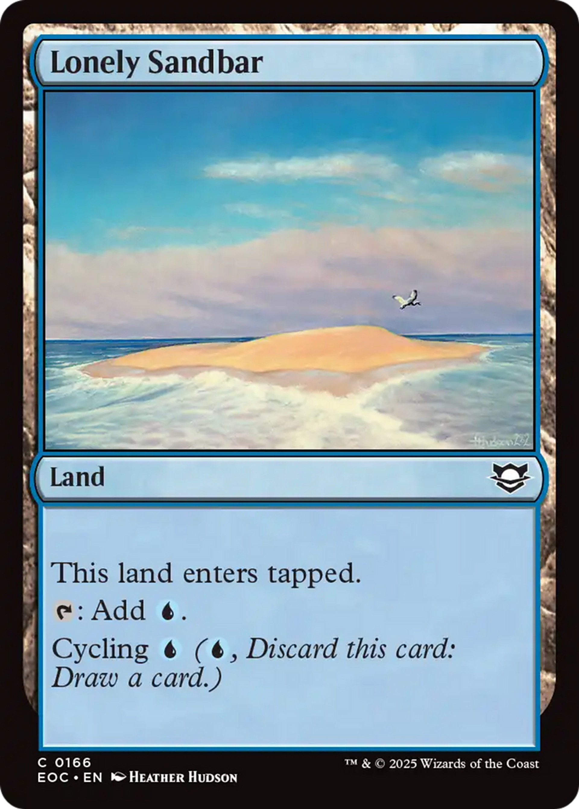 Lonely Sandbar — Edge of Eternities Commander — Magic: The Gathering