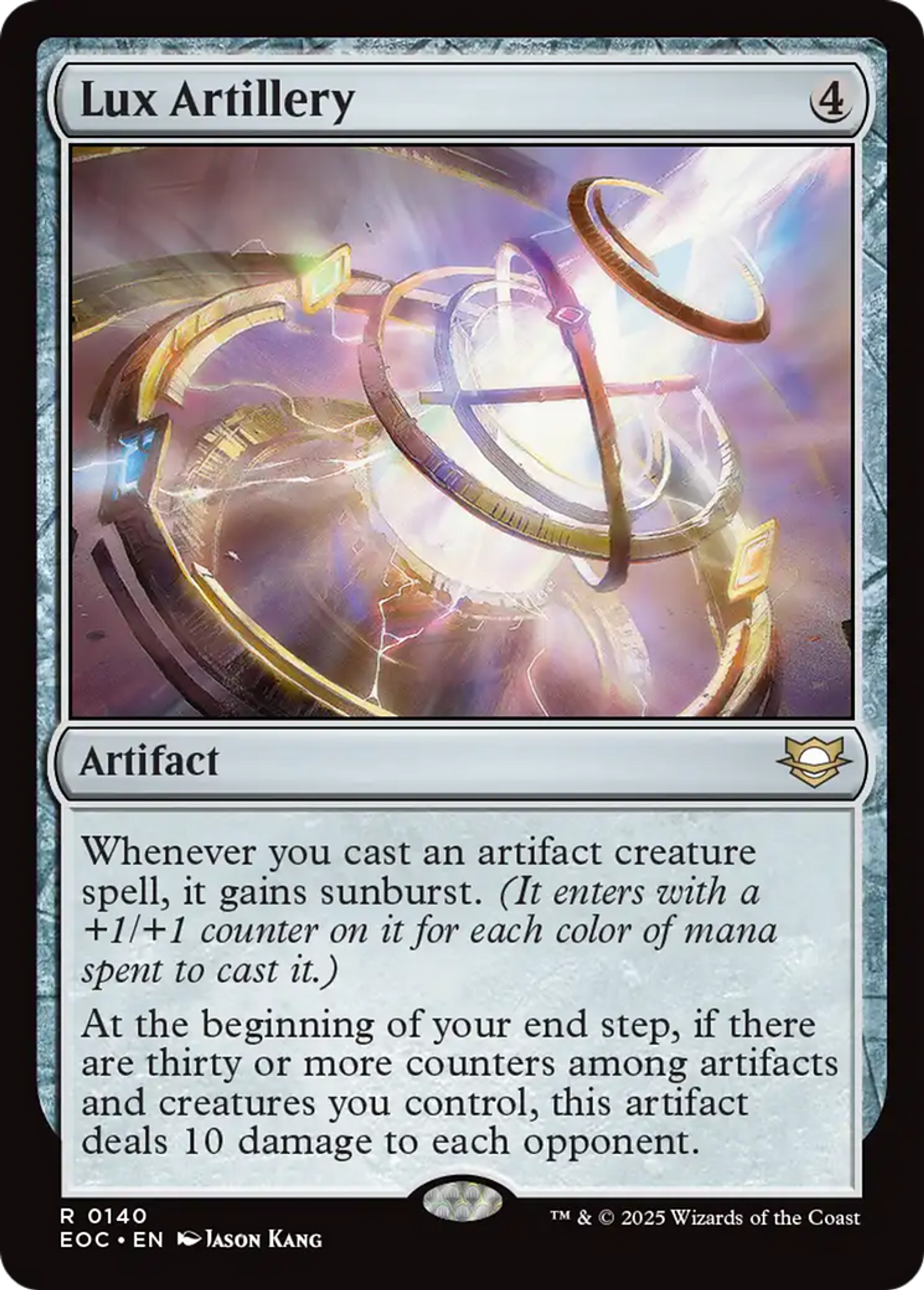 Lux Artillery — Edge of Eternities Commander — Magic: The Gathering
