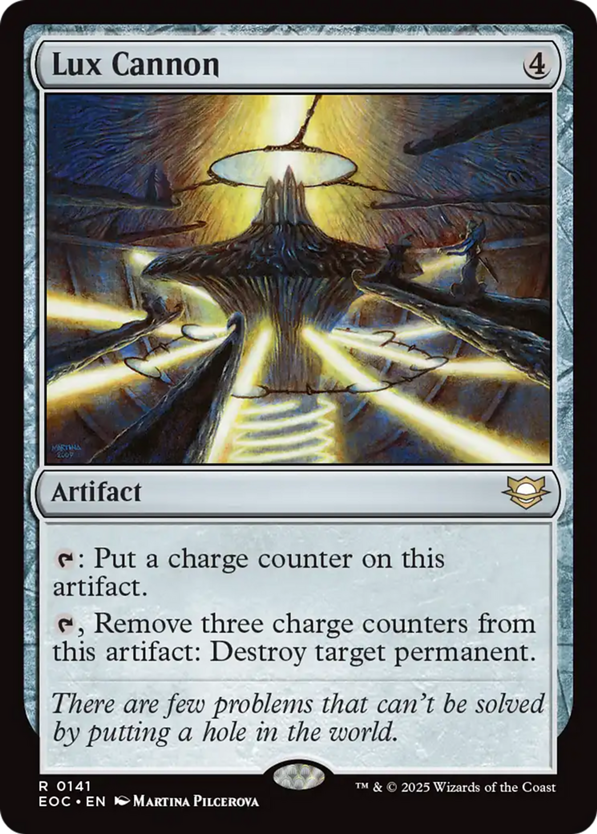 Lux Cannon — Edge of Eternities Commander — Magic: The Gathering