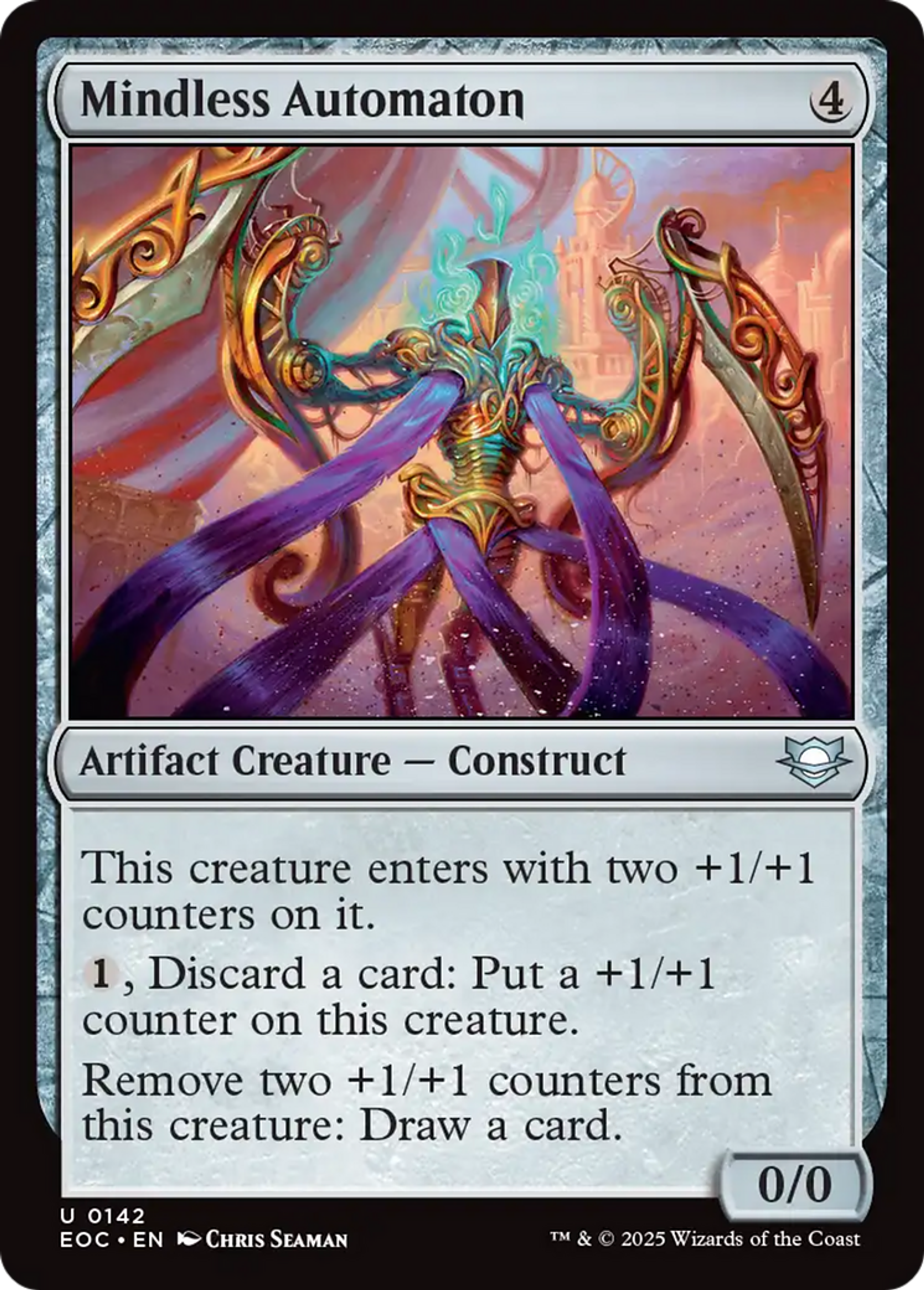 Mindless Automaton — Edge of Eternities Commander — Magic: The Gathering