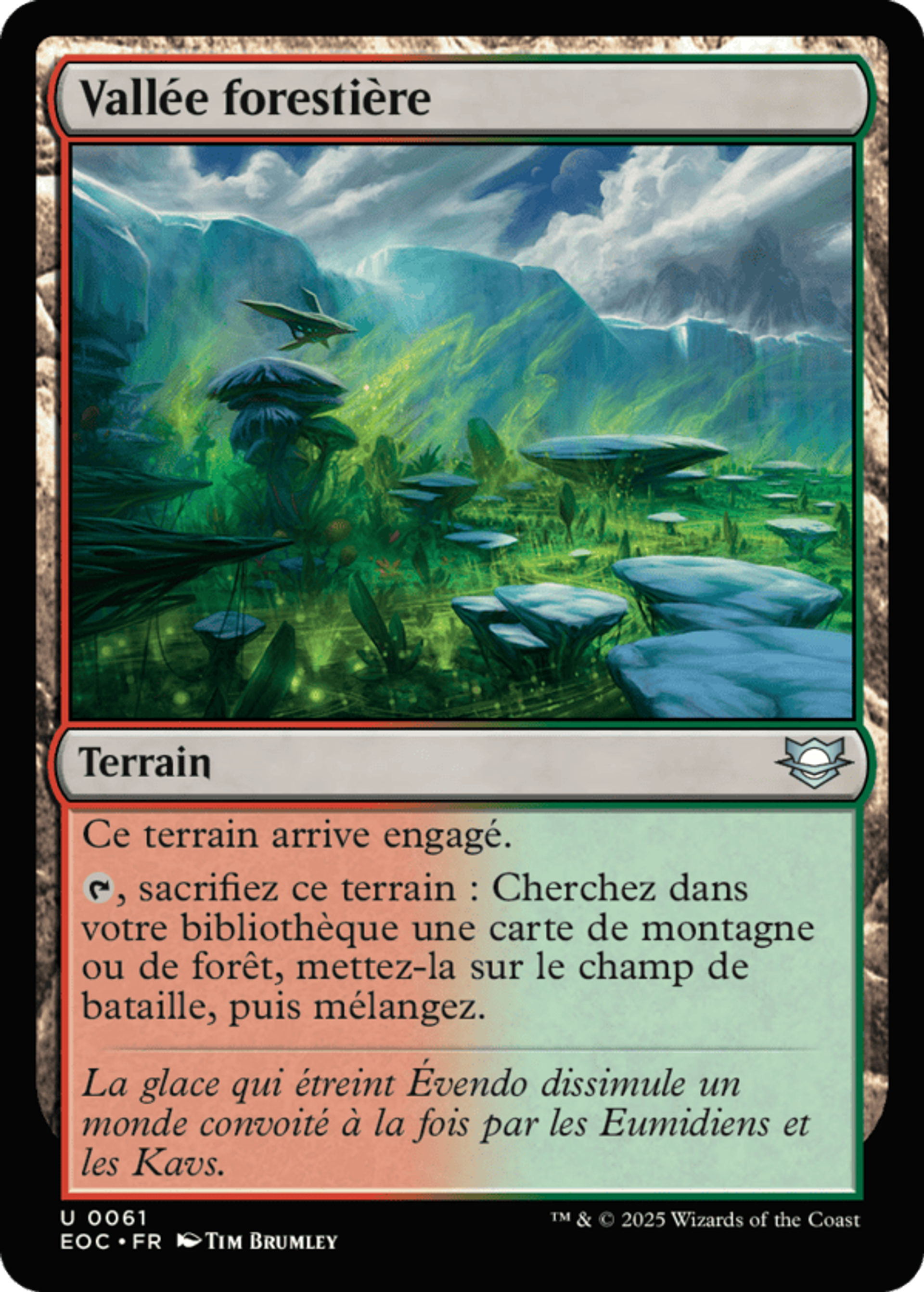 Vallée forestière — Edge of Eternities Commander — Magic: The Gathering