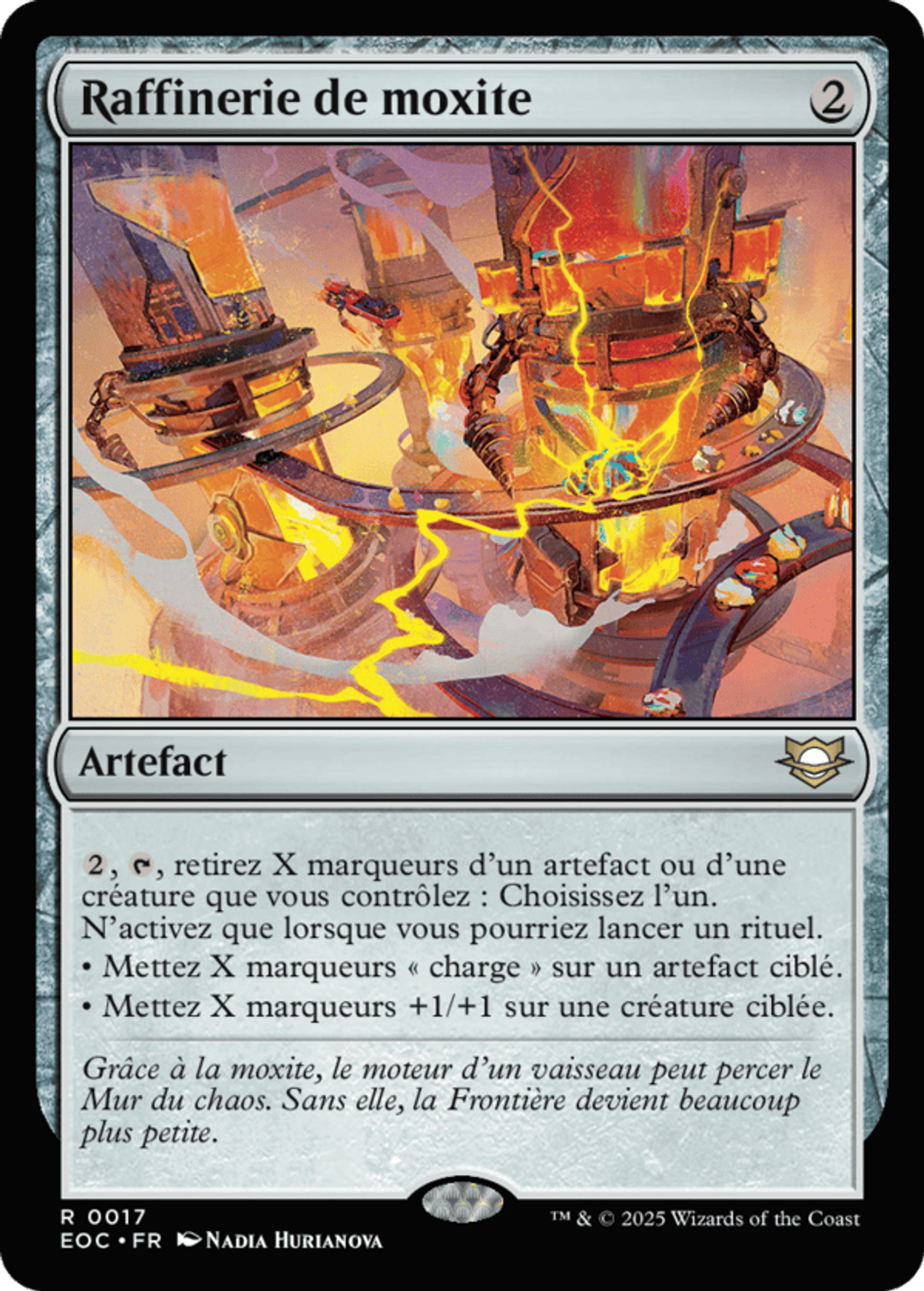 Raffinerie de moxite — Edge of Eternities Commander — Magic: The Gathering
