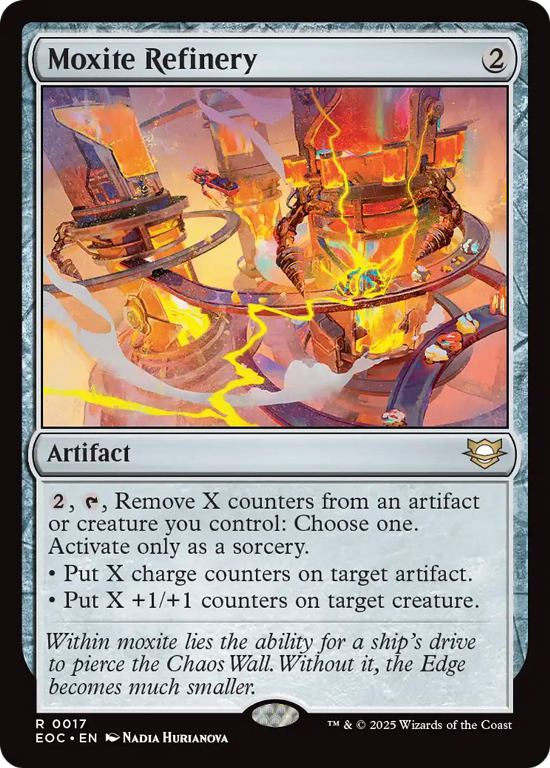 Moxite Refinery — Edge of Eternities Commander — Magic: The Gathering