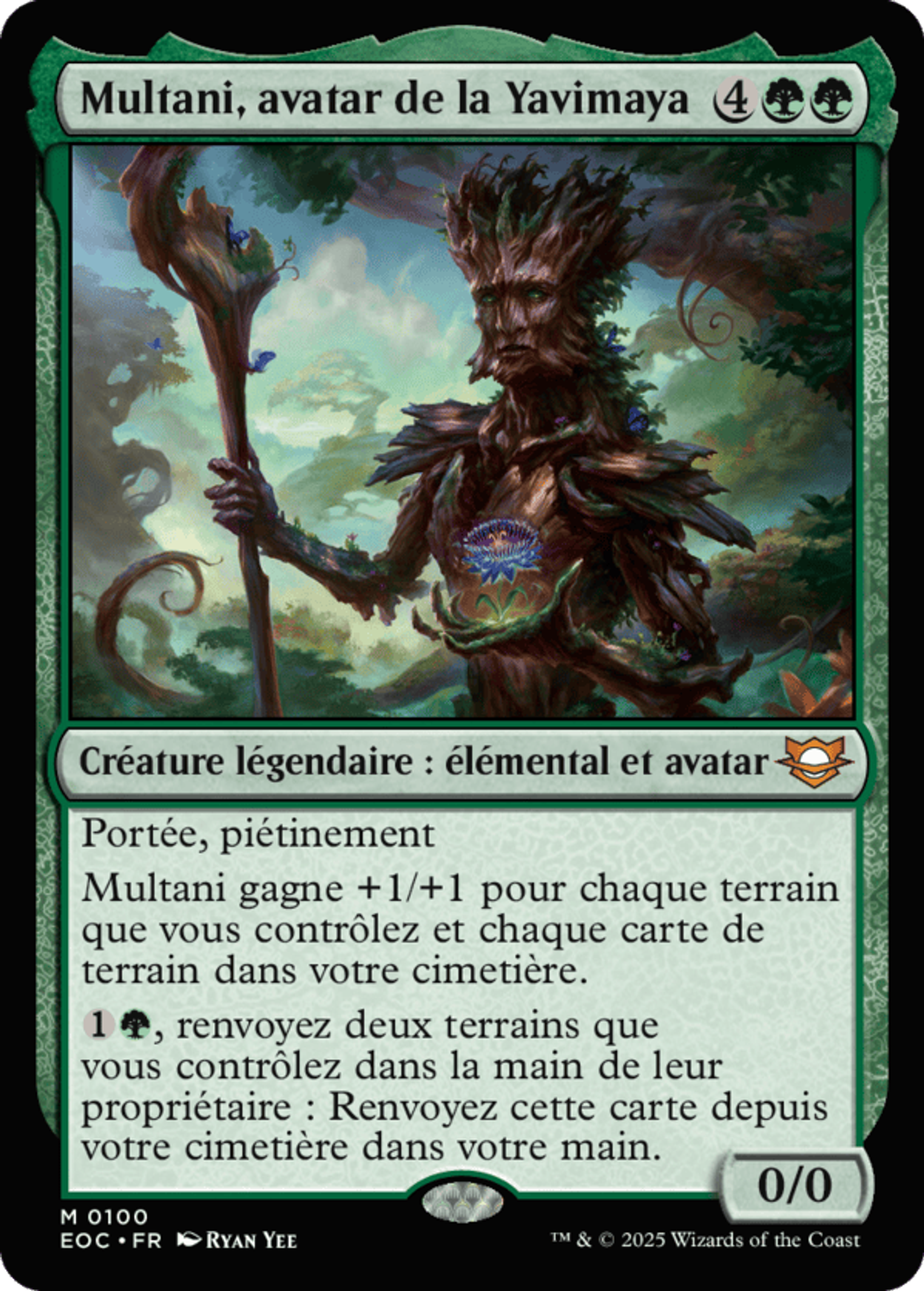 Multani, avatar de la Yavimaya — Edge of Eternities Commander — Magic: The Gathering