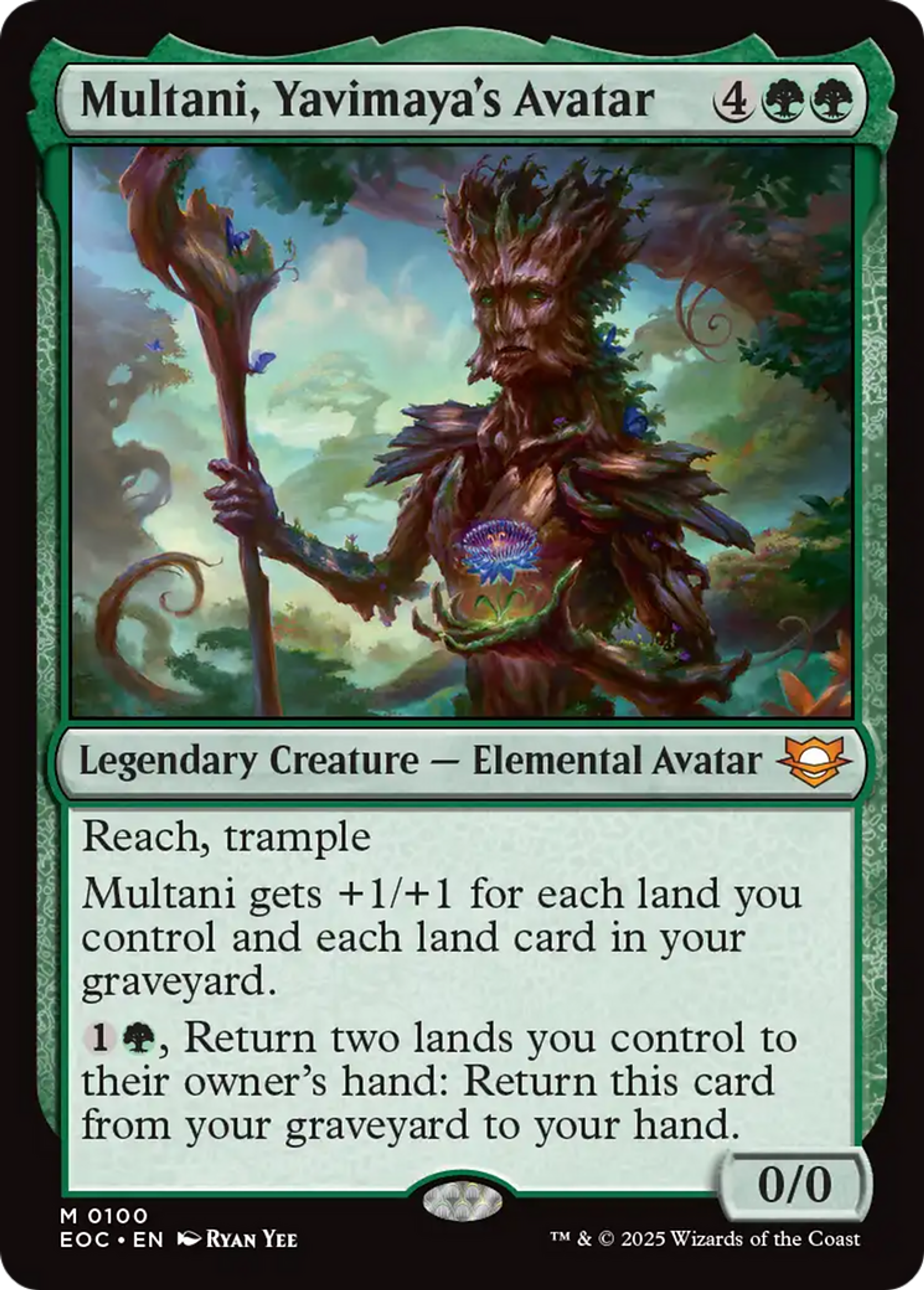 Multani, Yavimaya's Avatar — Edge of Eternities Commander — Magic: The Gathering