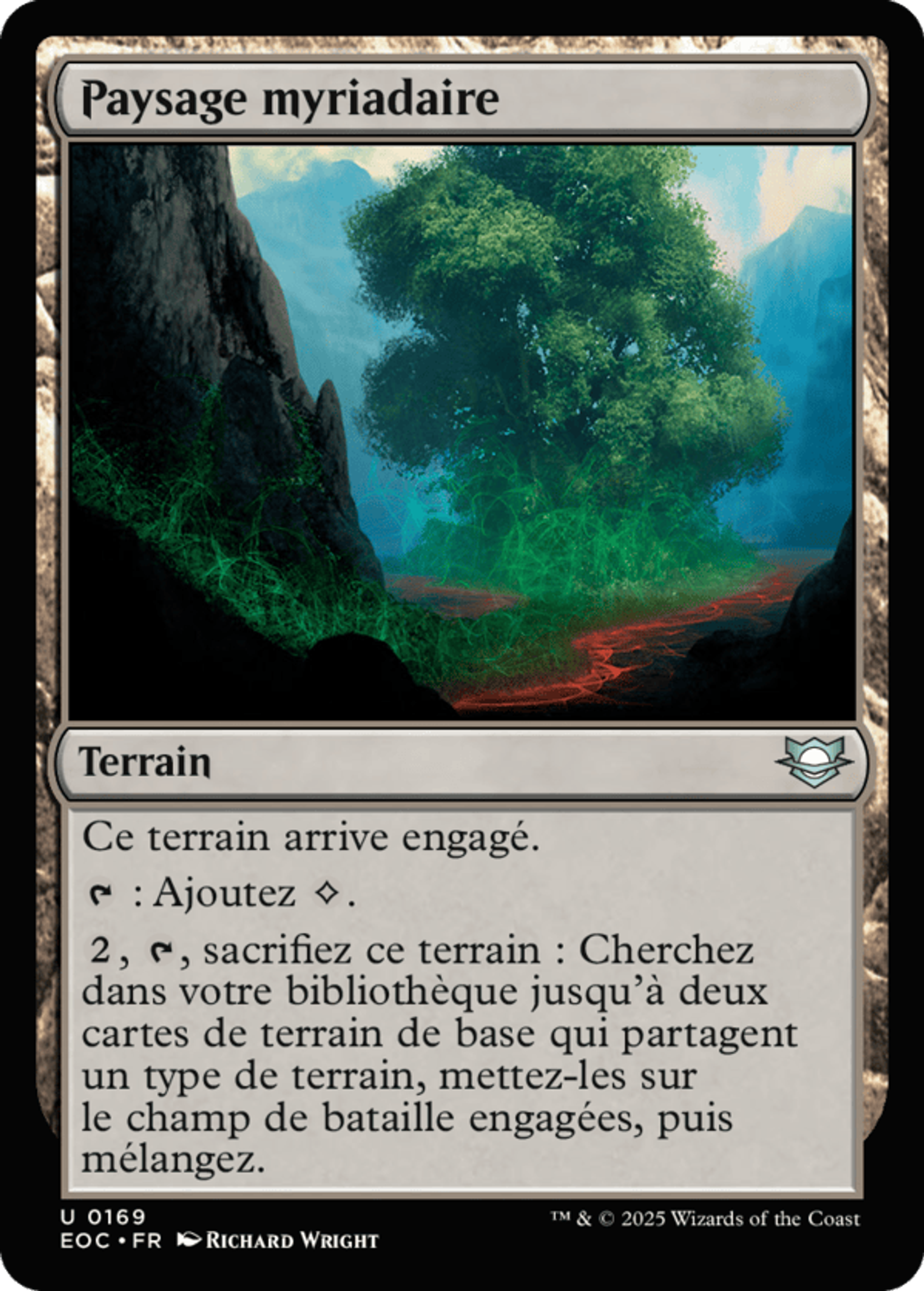 Paysage myriadaire — Edge of Eternities Commander — Magic: The Gathering